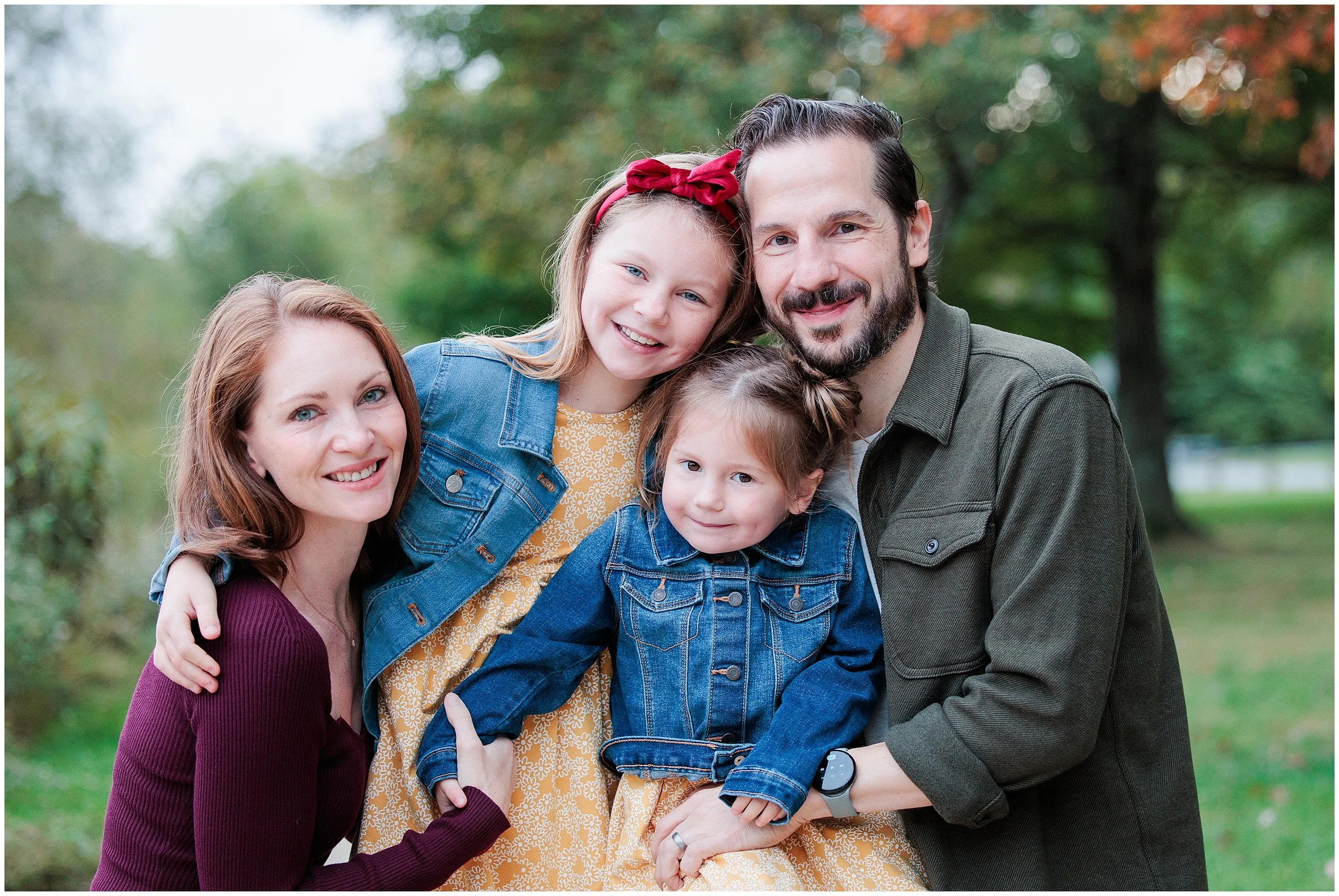 family session in the fall in Silver Spring Maryland