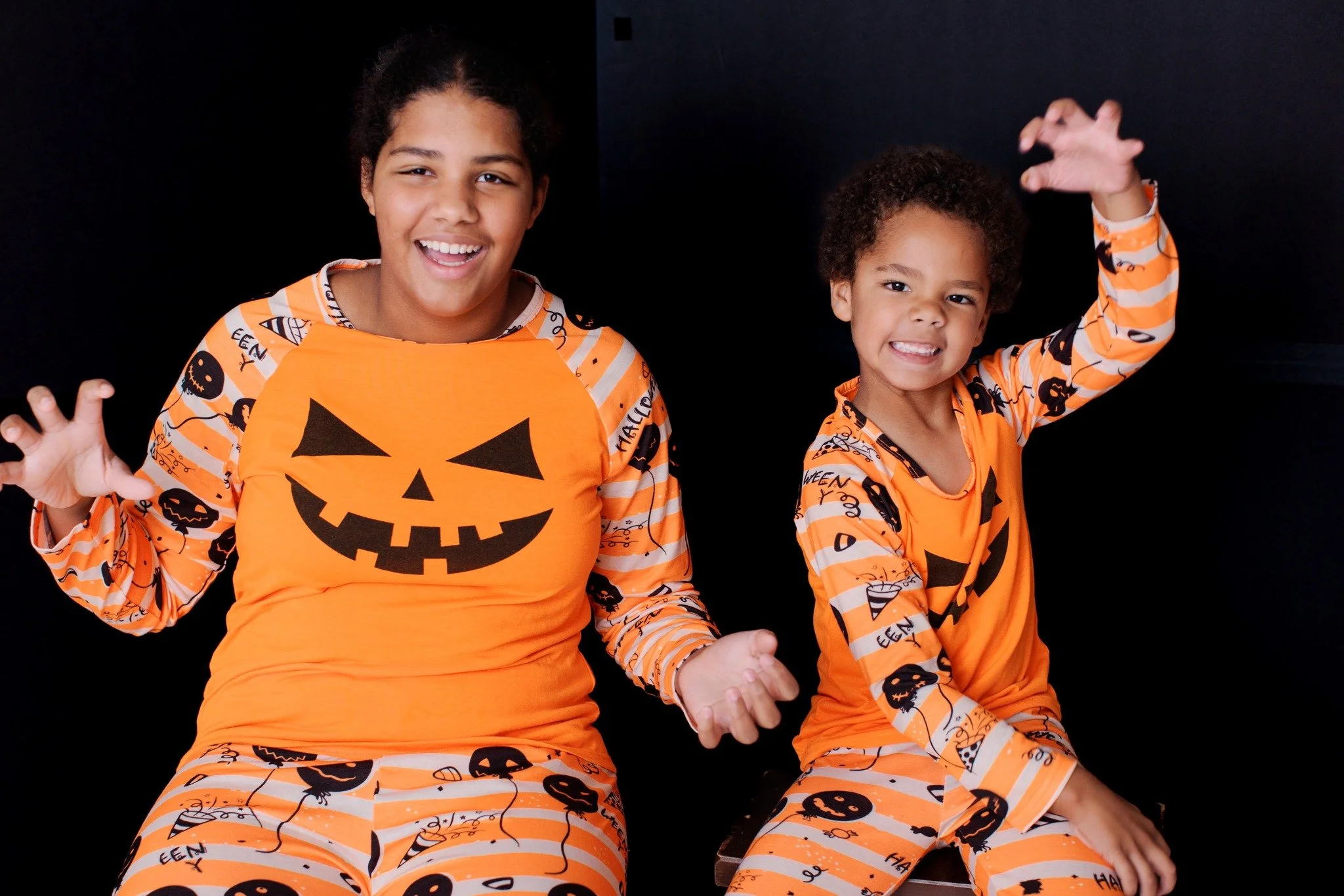 So I don't formally do Halloween minis, but my Halloween-loving kids wanted to do Halloween PJs so we did a super quick studio setup and these are some of the gems. 
What do you think- Halloween PJ's are the new Christmas PJ's??? 

Come by if you wan