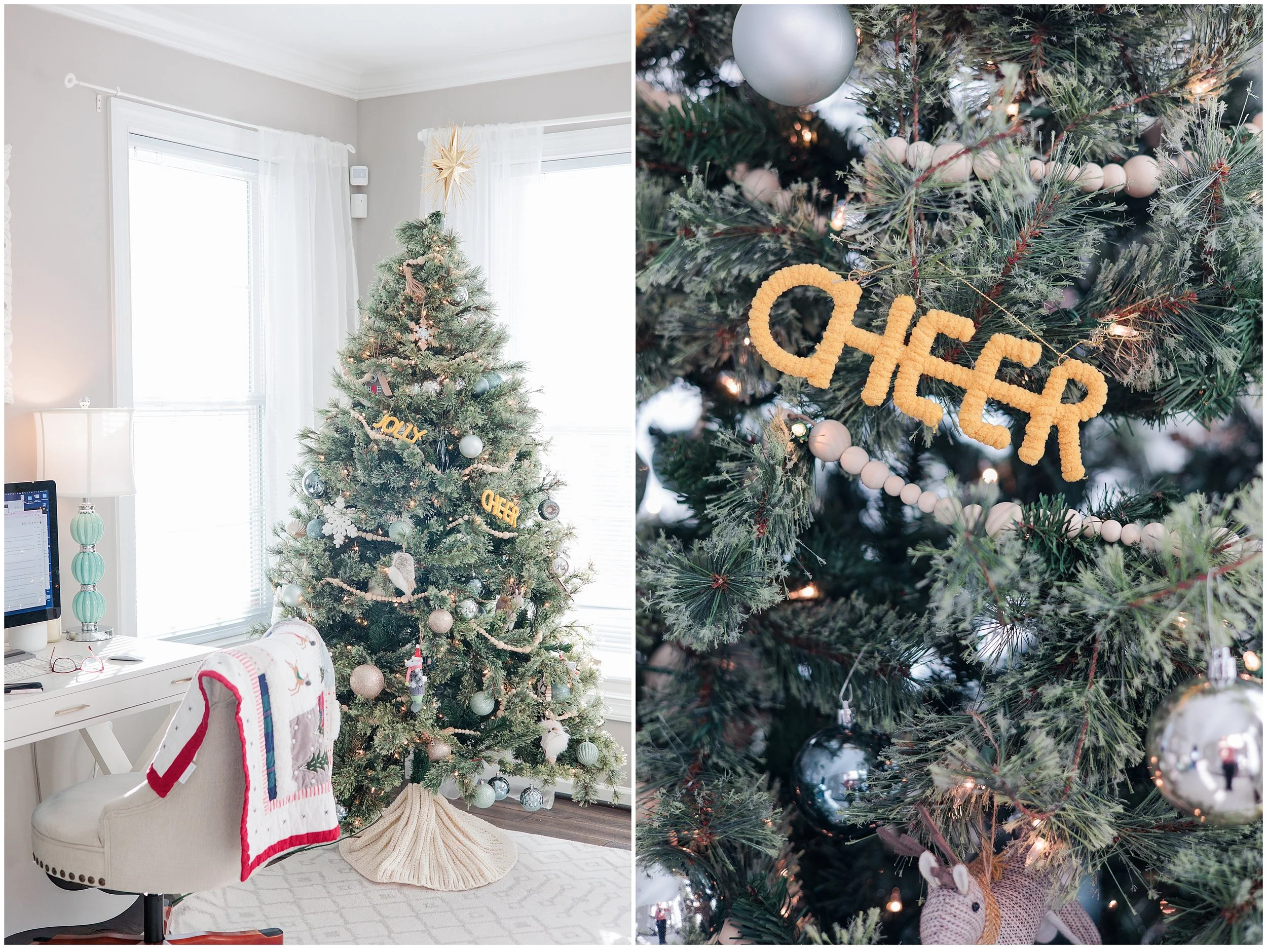 holiday decoration in office setting in maryland