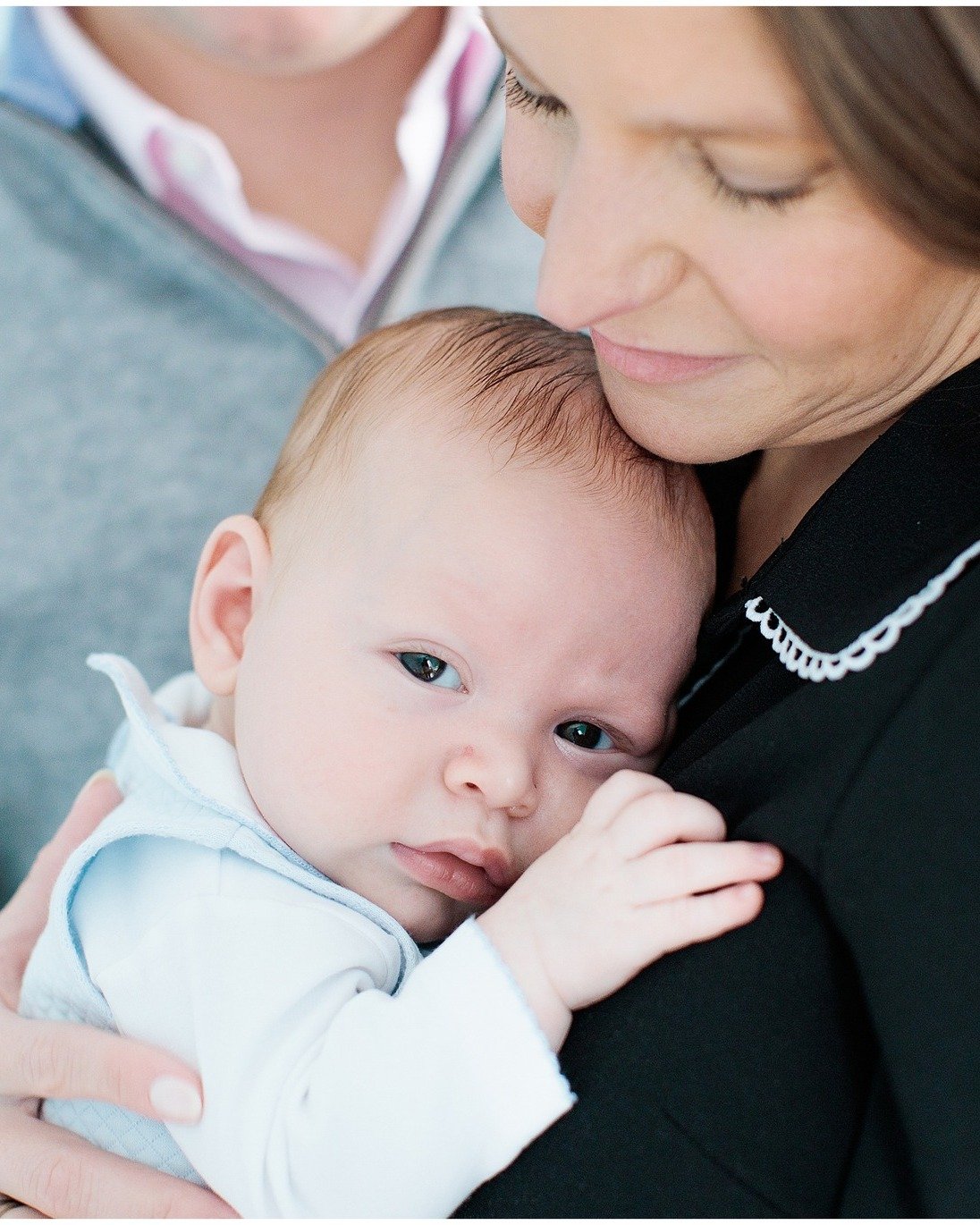 Two months old and already full of charm 
George gave us all the good stuff during his in-home newborn session...snuggles, stretches, sleepy smiles, and sweet eye contact.

At this age, babies are more awake, more expressive, and still totally snuggl