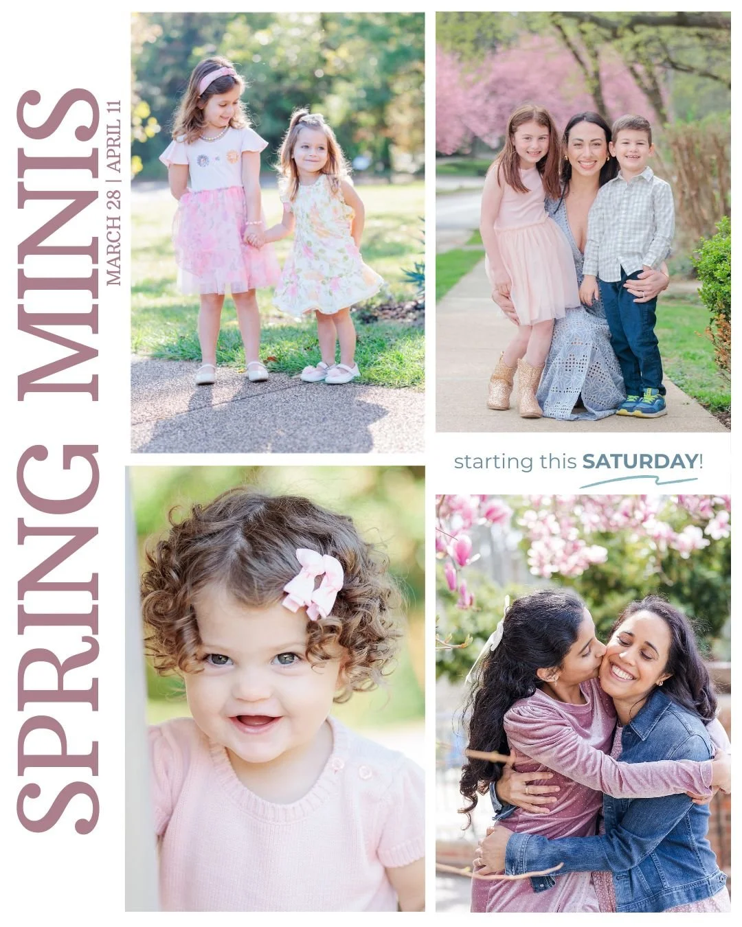 Spring is starting to show off a little 🌿🌸

Tiny pops of green, those first blooms, kids actually wanting to be outside again&hellip; it&rsquo;s that sweet in-between moment where everything feels a little lighter.

Which makes it a really fun time