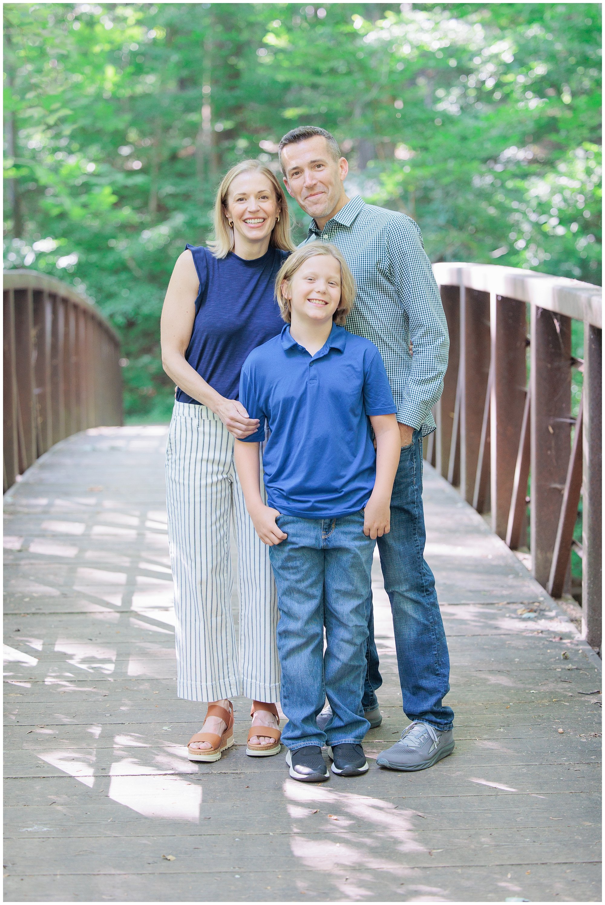 Natural outdoor family photography in Montgomery County