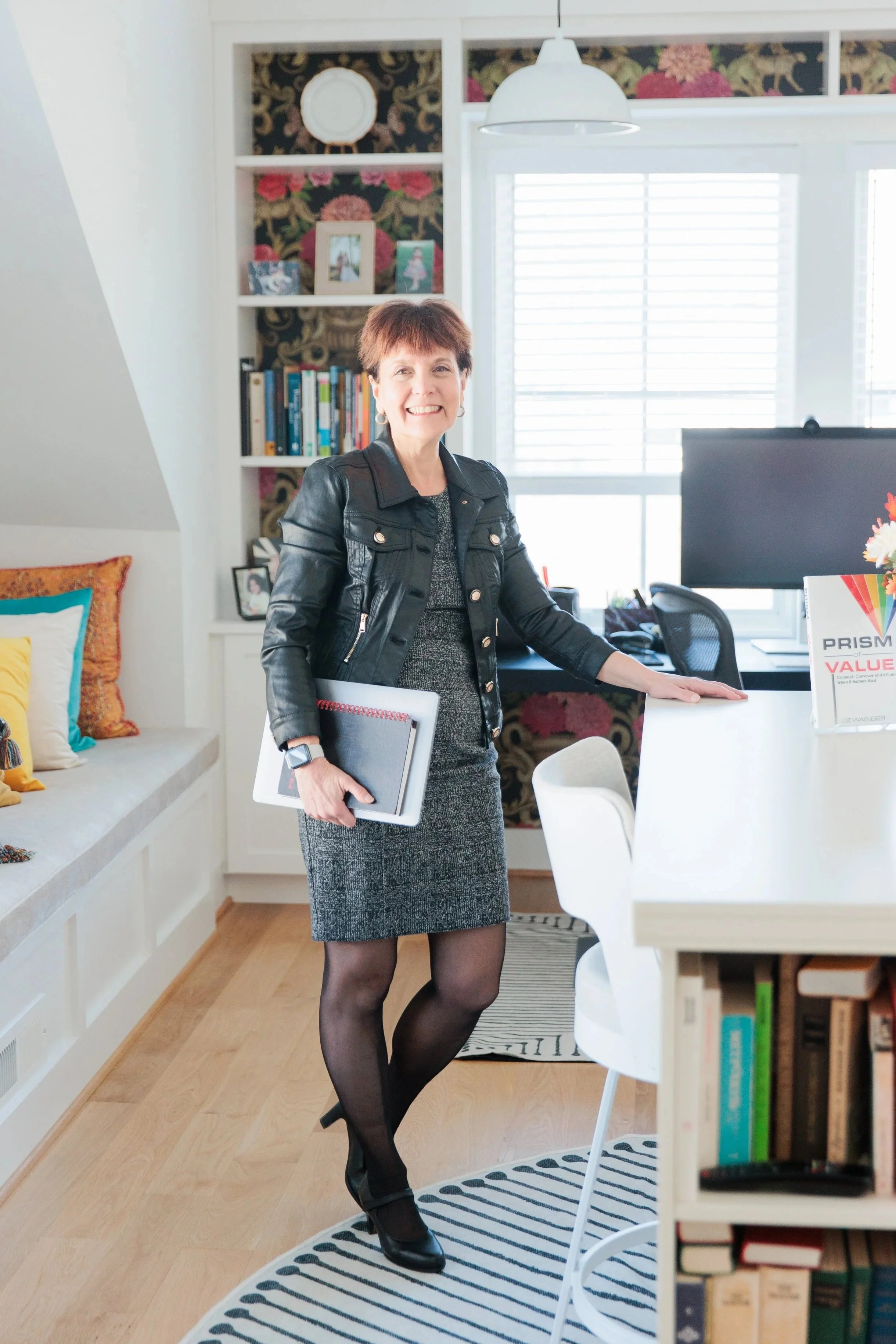 brand image of executive coach in her home office space (Copy)
