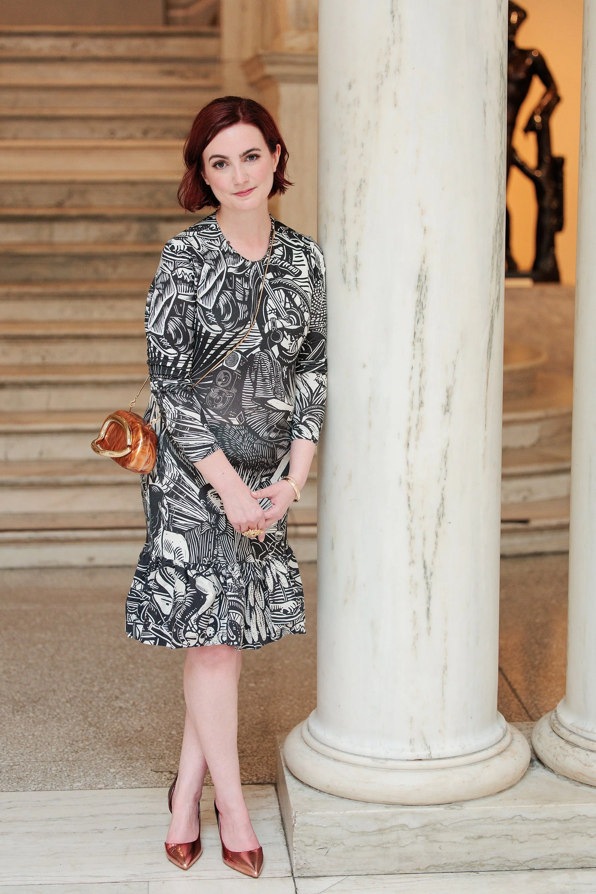 Personal branding portrait photographed inside the Walters Art Museum in Baltimore