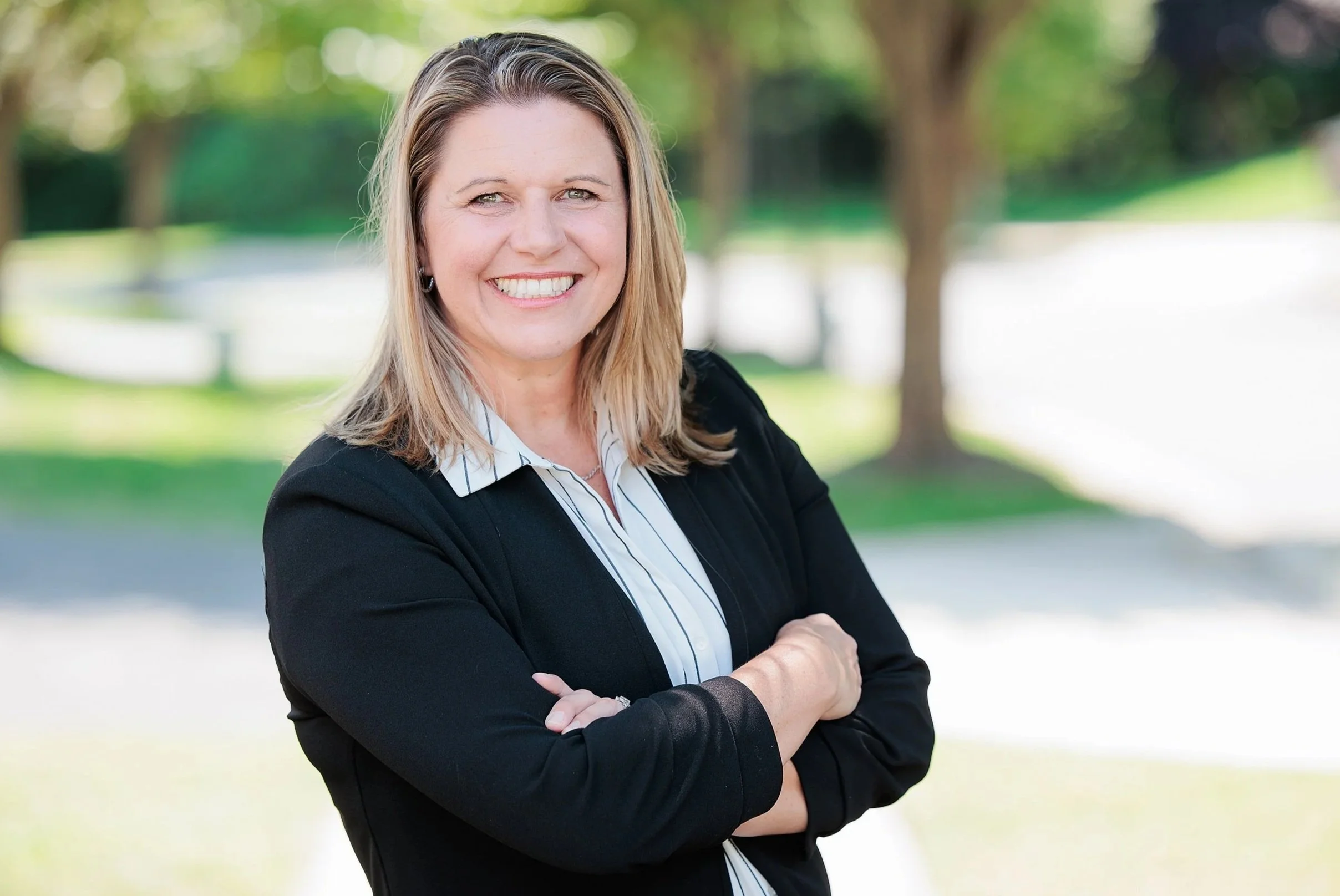 headshot of woman outdoors in Silver Spring MD