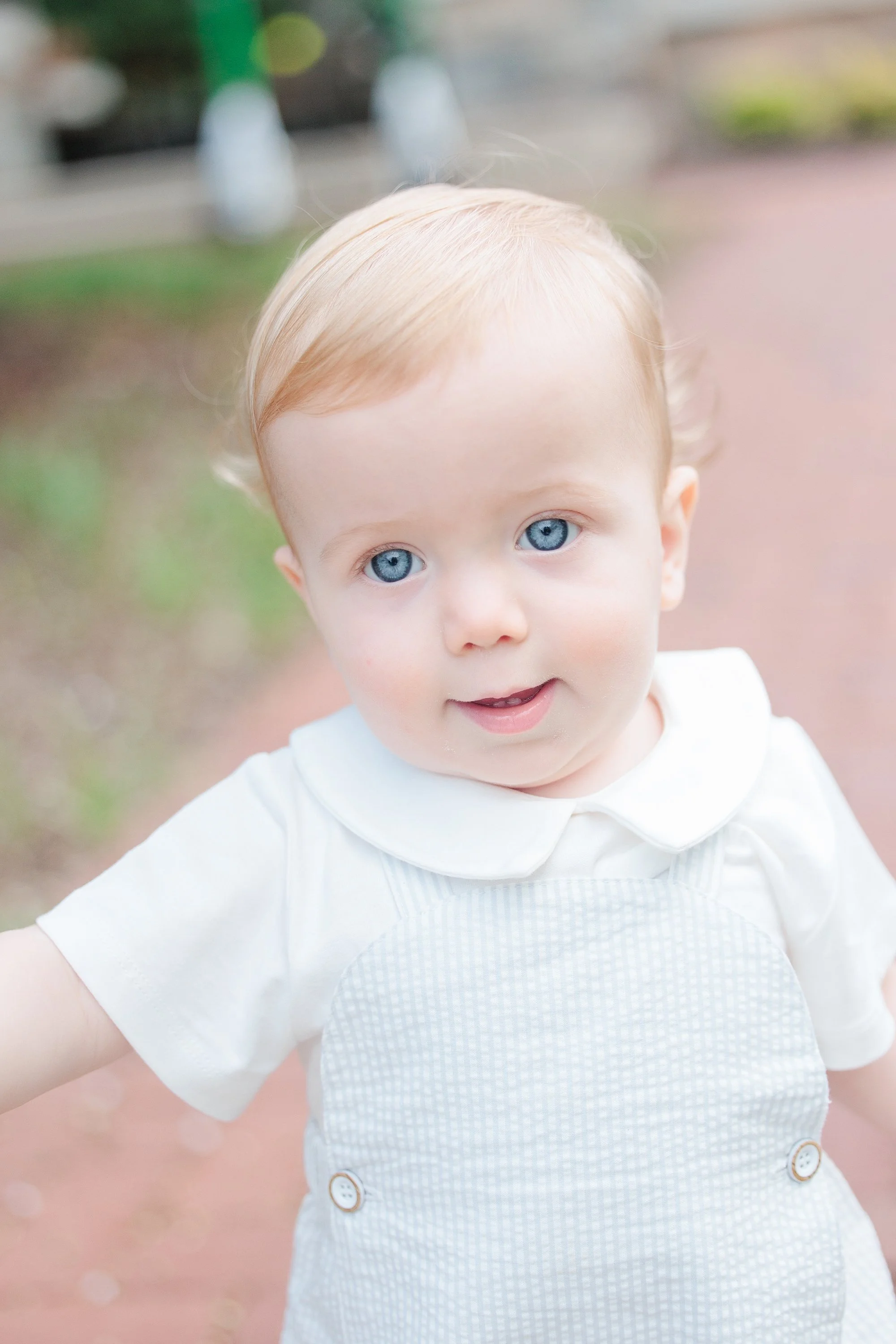 1 year old boy during photo session in Silver Spring MD