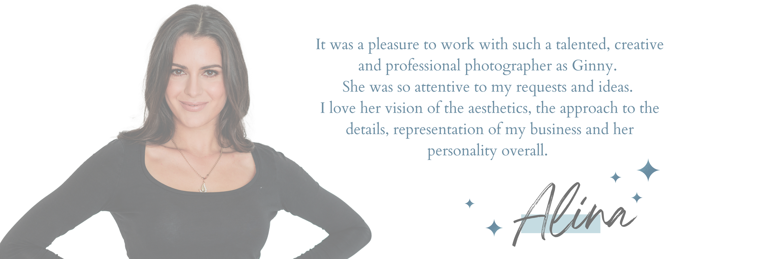 testimonial of happy brand client