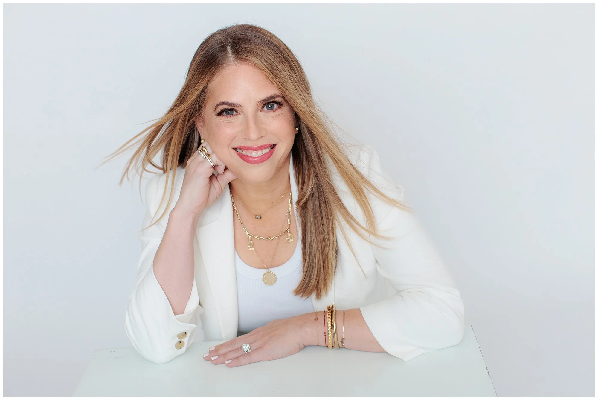 modern branding image of female entrepreneur in Silver Spring studio