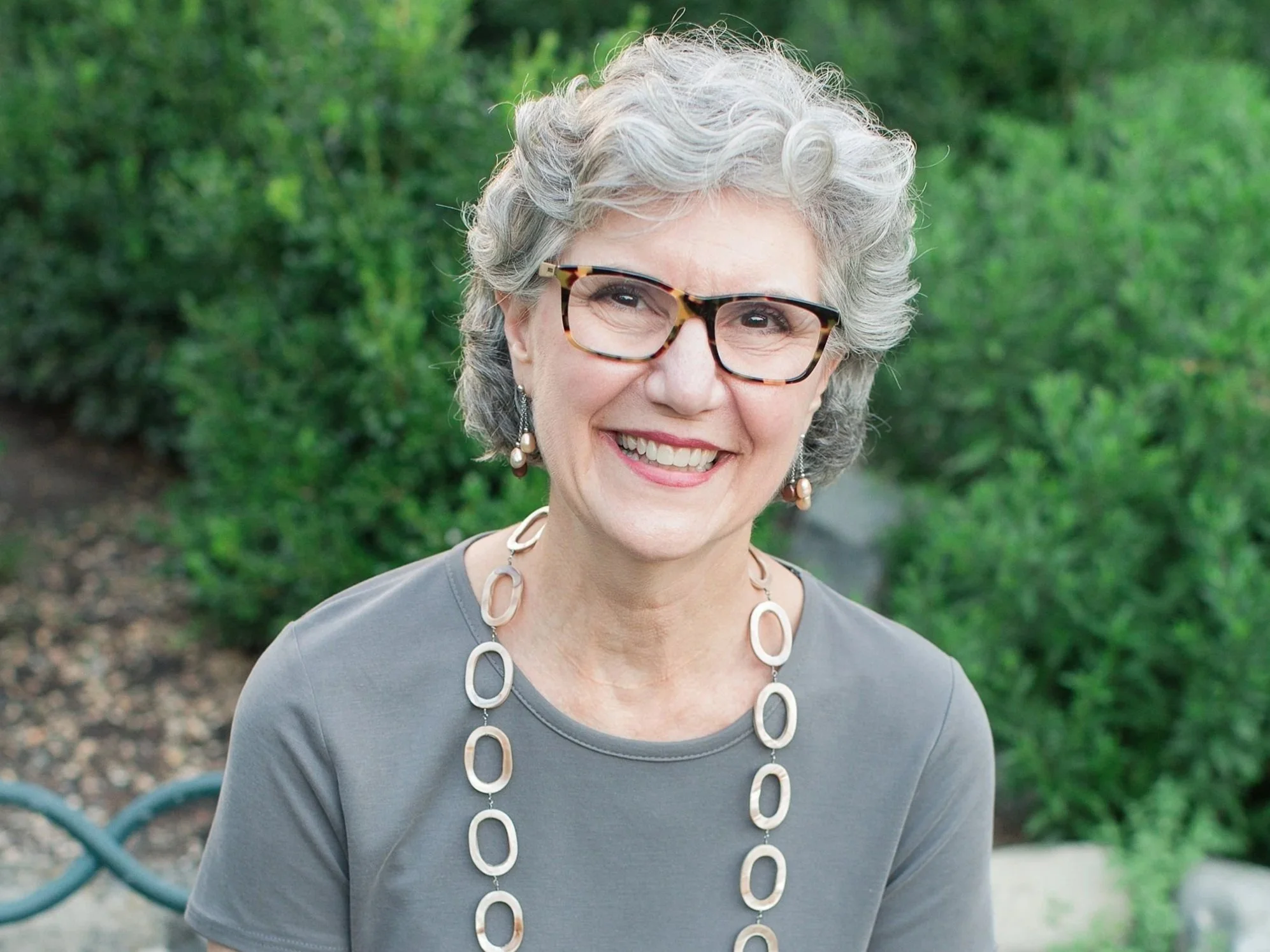 outdoor headshot of woman in Washington DC