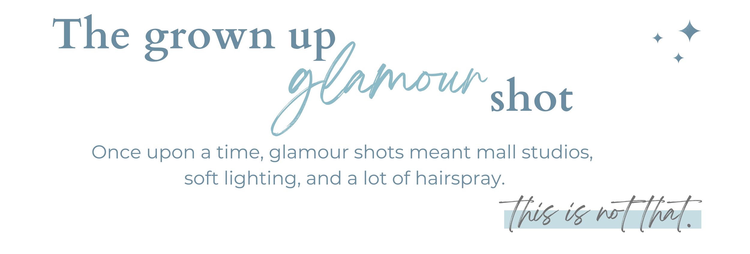 The Grown Up Glamour Shot  Once upon a time, Glamour Shots meant mall studios, soft lighting, and a lot of hairspray.