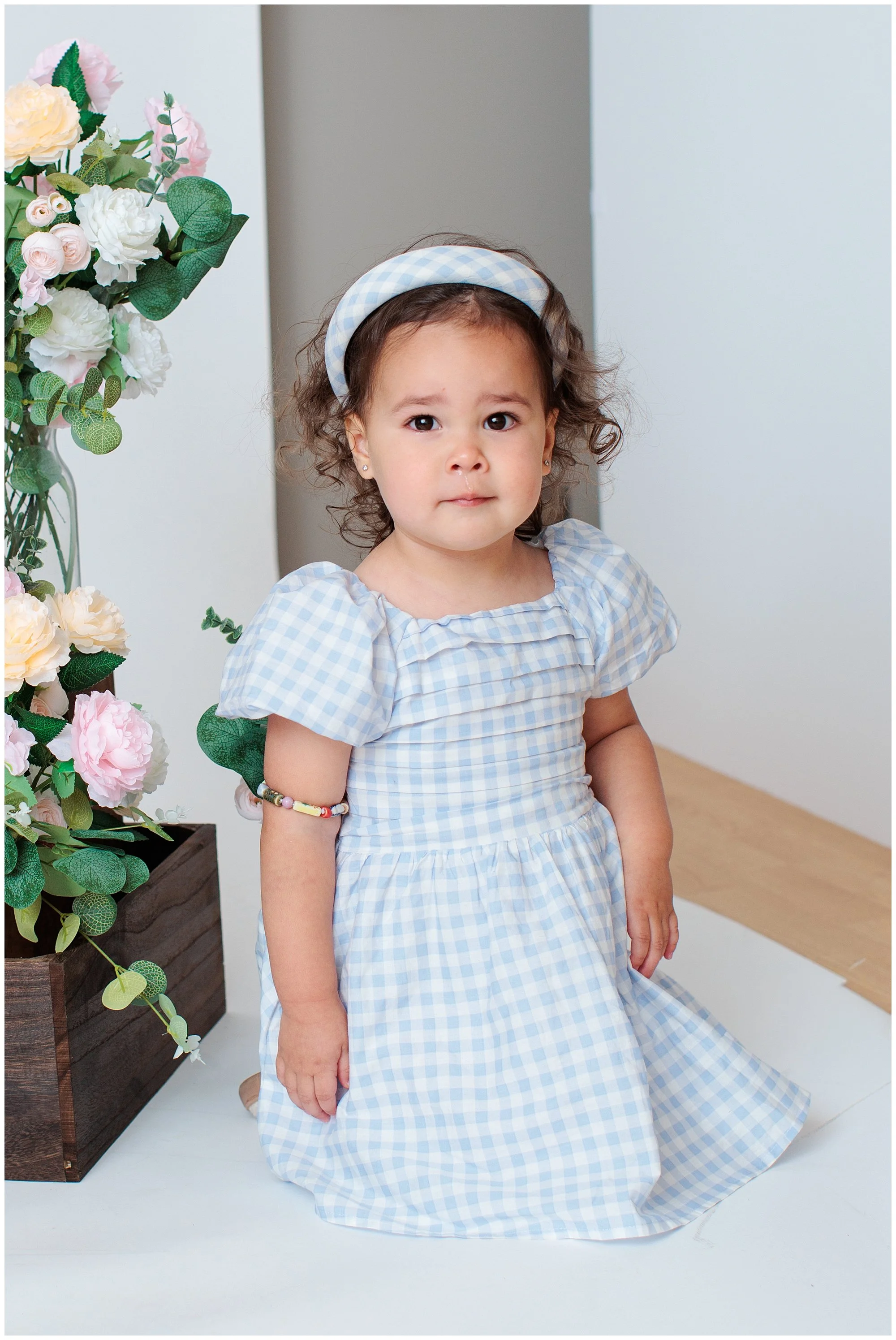 little girl in silver spring studio