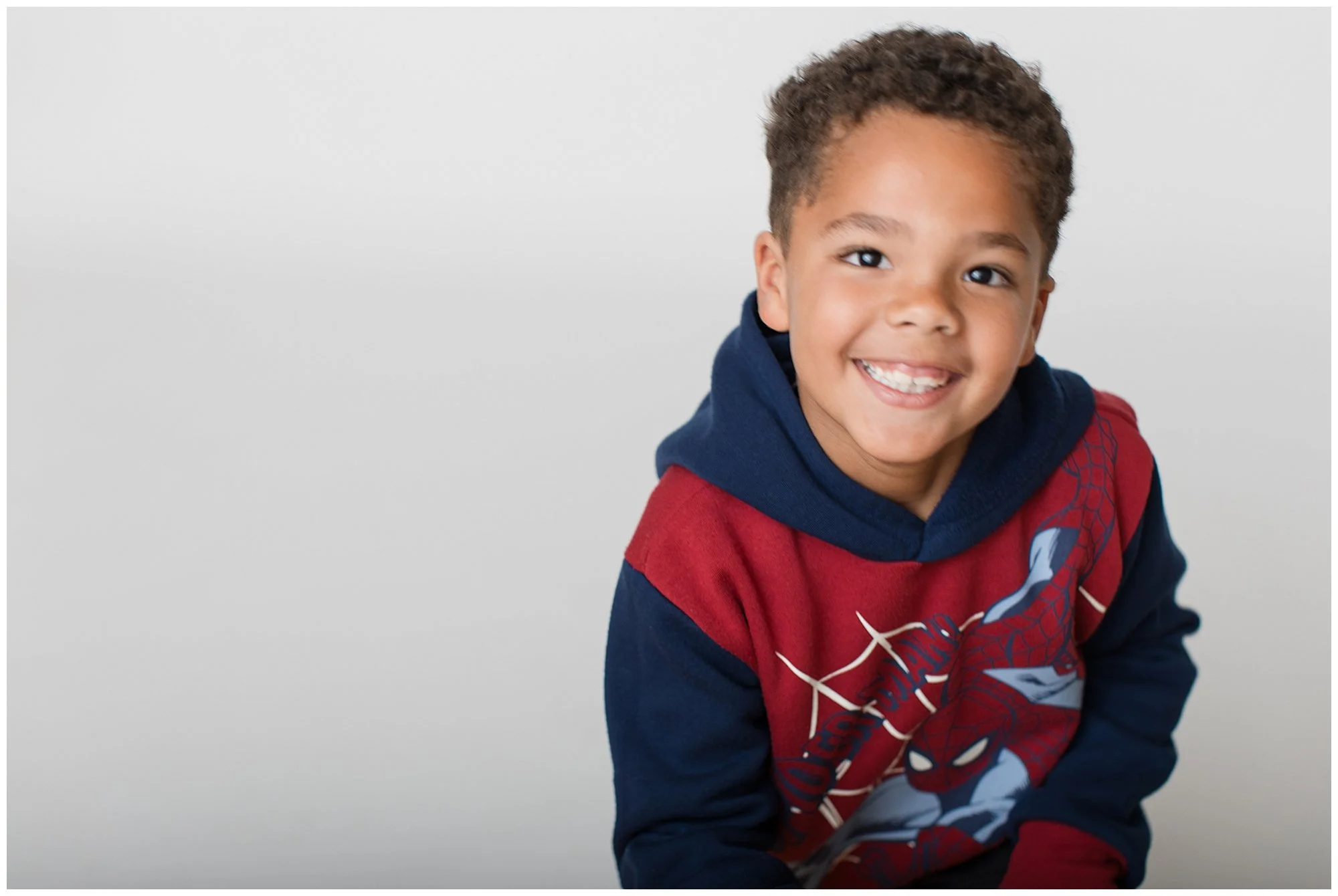 Simple birthday personality portrait in Silver Spring studio