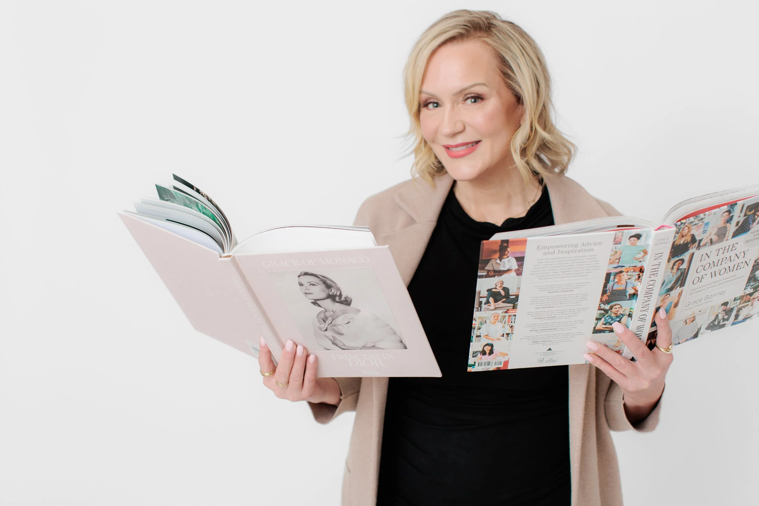 brand photo of female business owner in Silver Spring studio