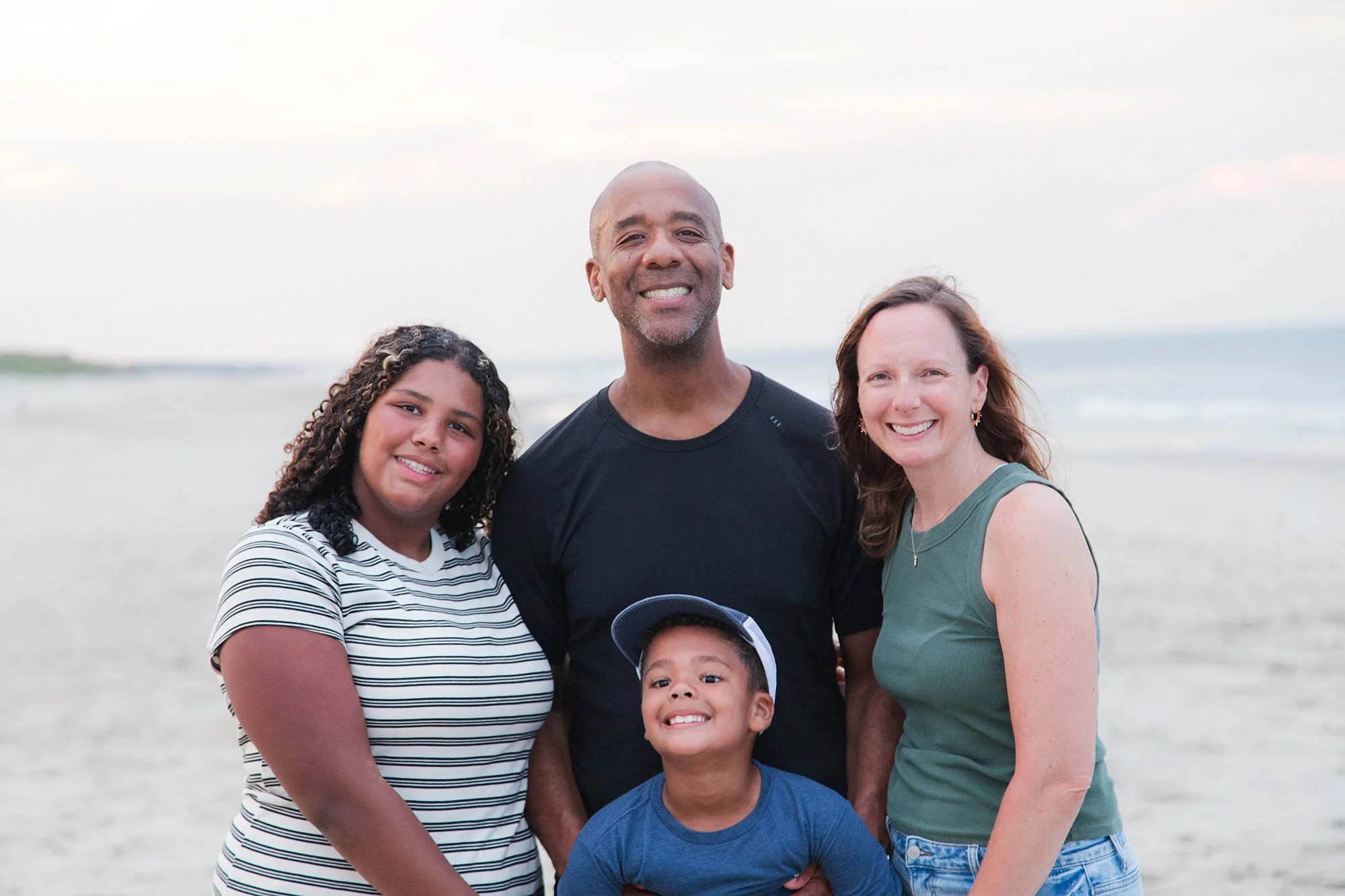 family on the beach in Corolla Outer Banks NC
