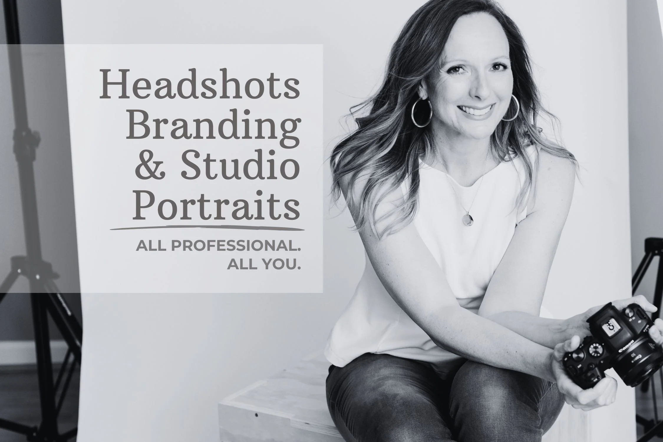 headshot branding and studio portraits graphic