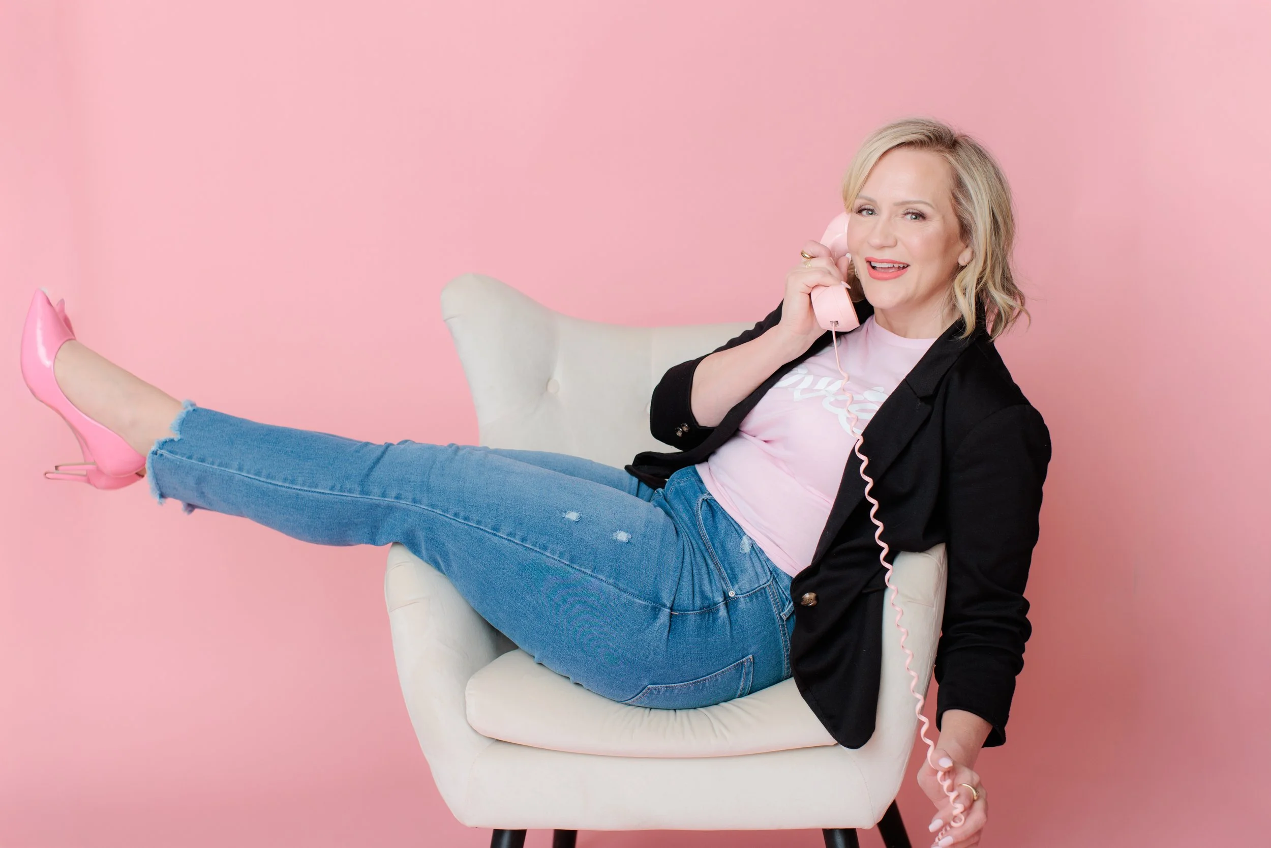 brand image of female entrepreneur in Silver Spring studio