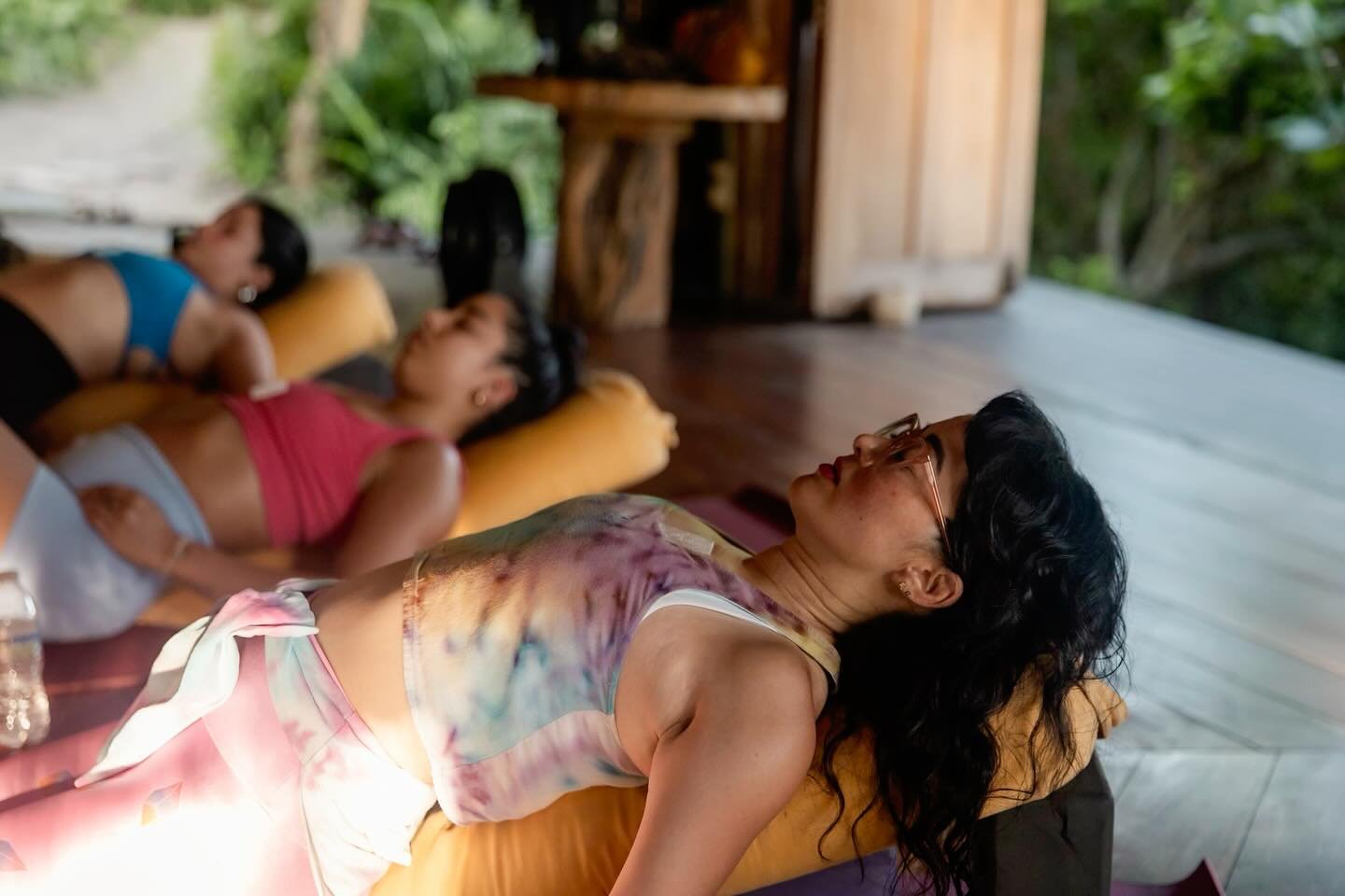 Today is a good to day to rest and do something nice for yourself! &hearts;️
When the world can seem chaotic, yoga teaches us to be the calm in the storm. ✌️ 
Remember to breathe. 🧘 
#meditate #yoga #breathe