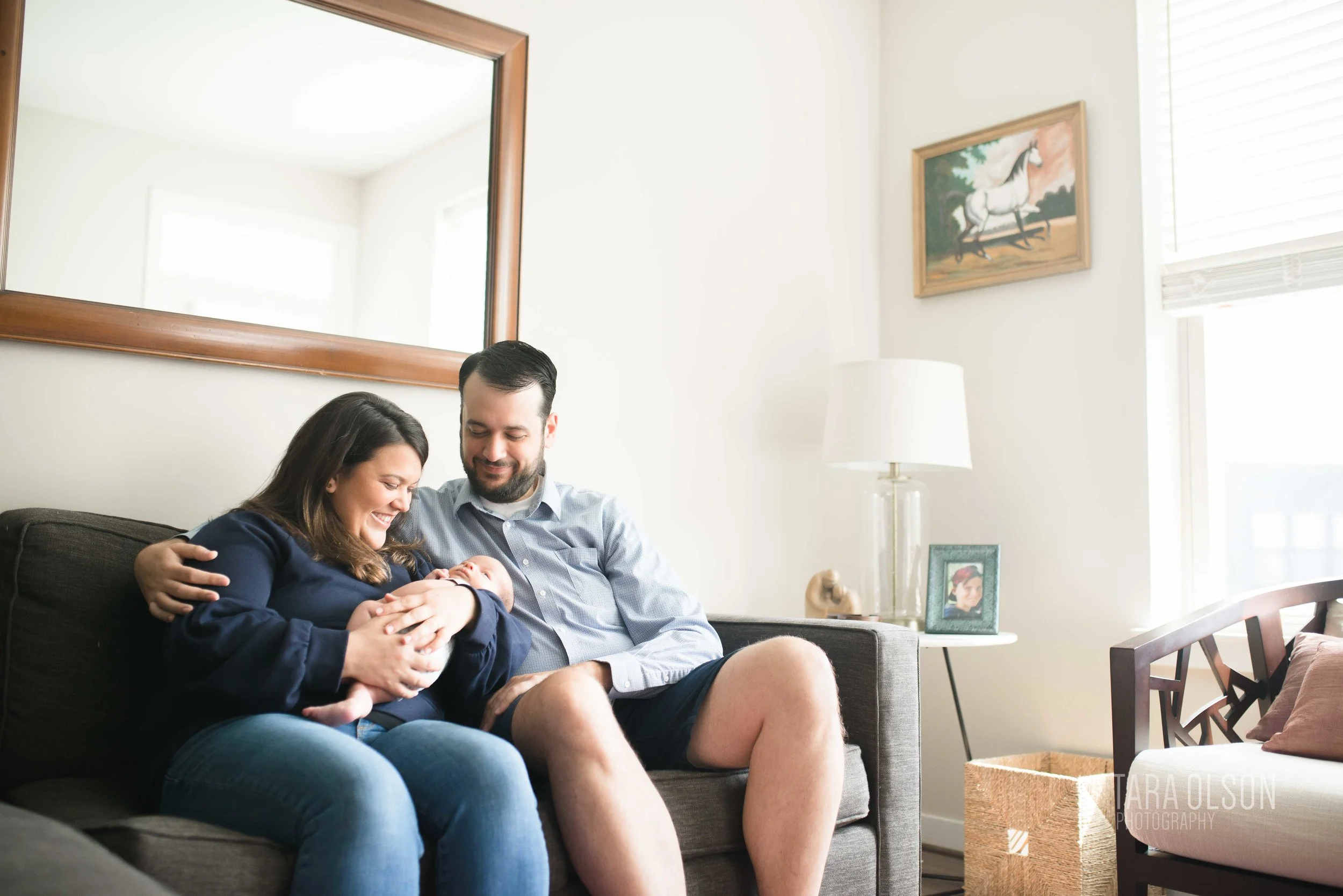 Alexandria, Virginia In Home Newborn Session