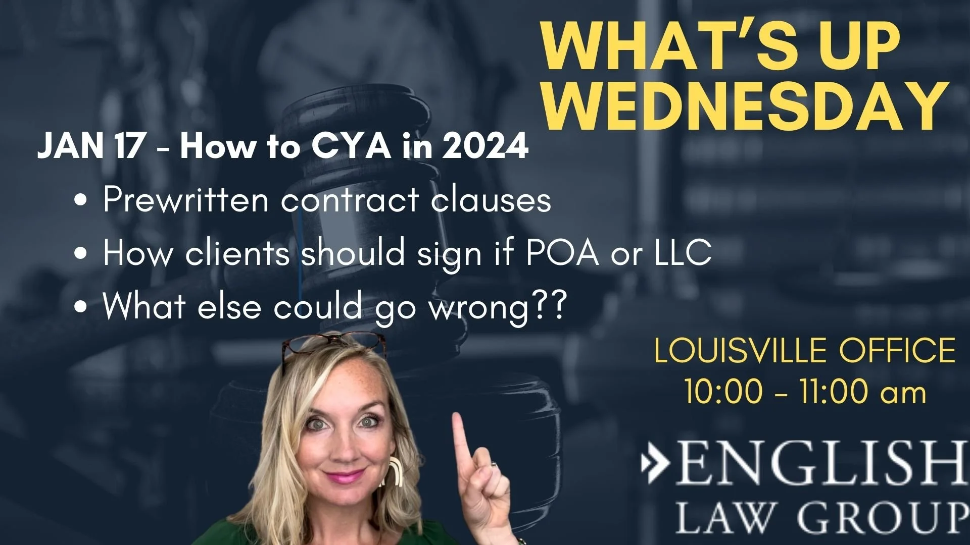 What's Up Wednesday How to CYA in 2024 — Real Estate Title & Closing