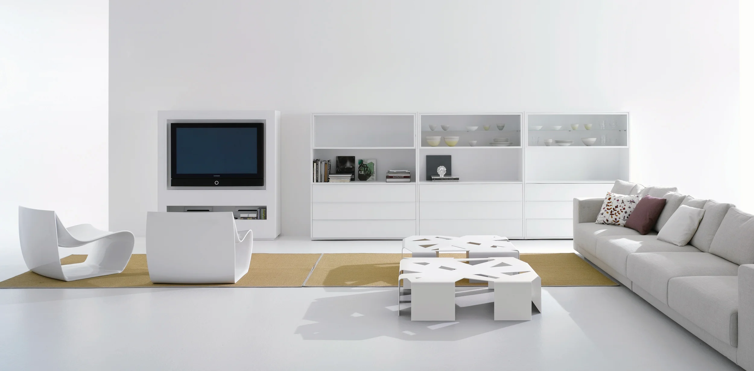Intersection coffeetable forMDF Italia designed by Cory Grosser