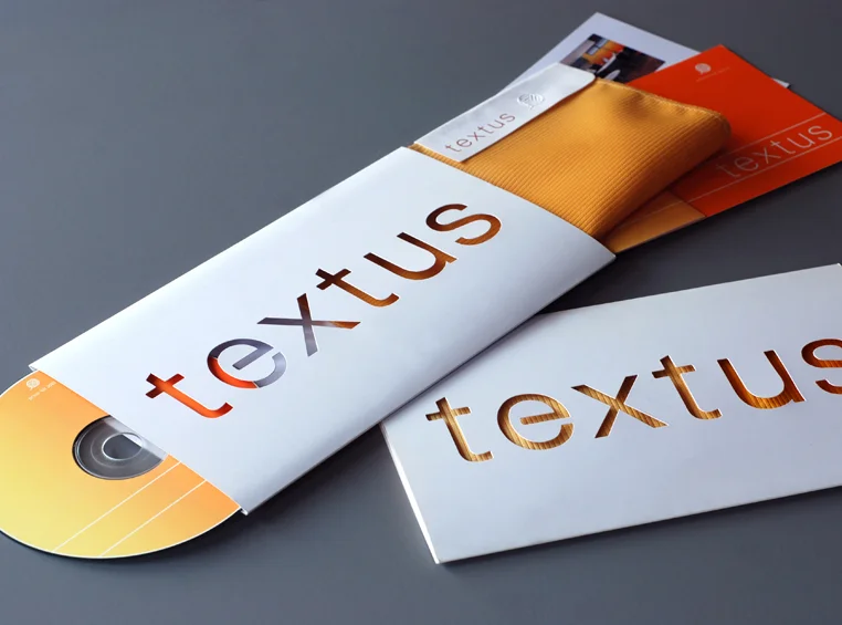 Gradient Fabric Press Kit for Momentum Group designed by Cory Grosser