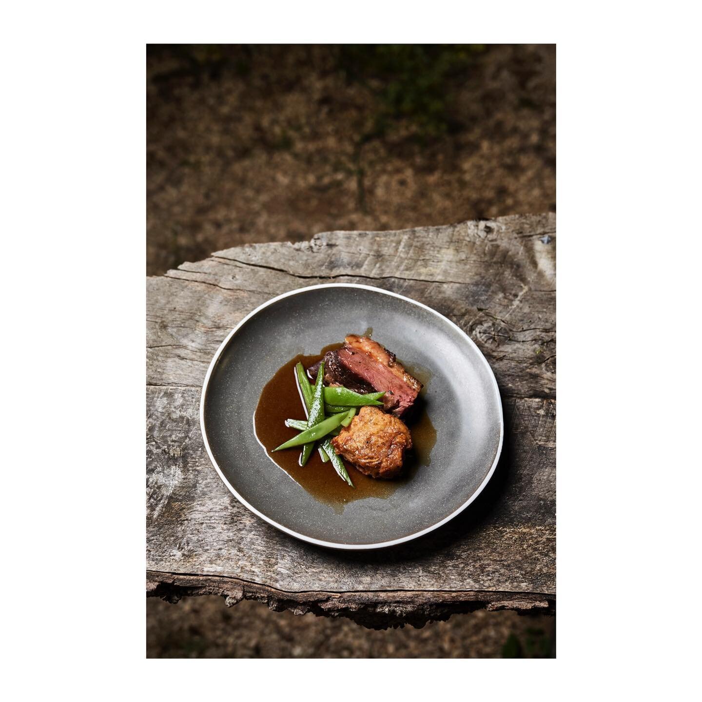 Ex-dairy rump and hash brown 👌🏻&hellip;. one of the 5 courses from a lovely night spent shooting a feast in the beautiful surroundings at @highgrangedevon