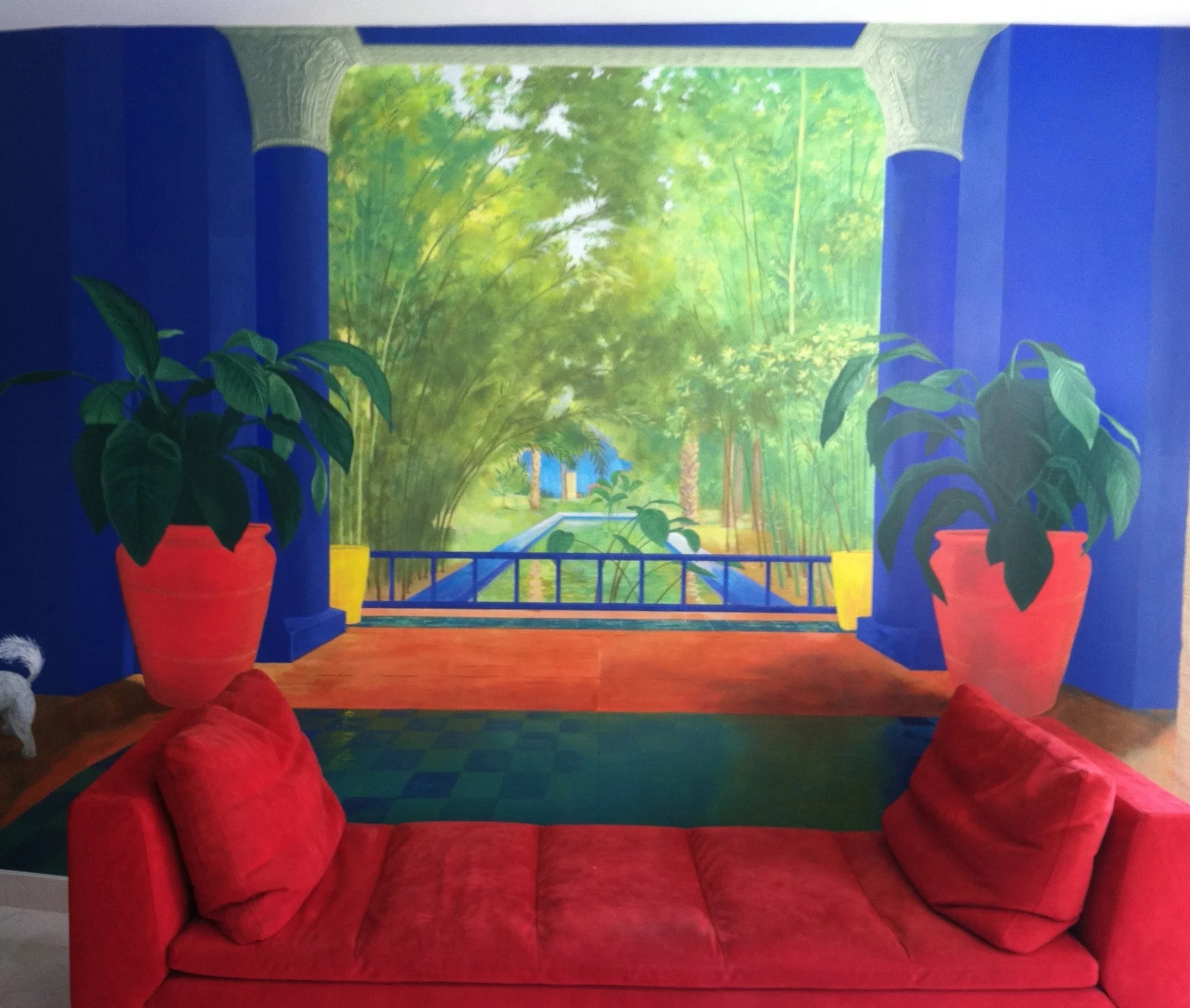 Residential Customer, Garden Mural