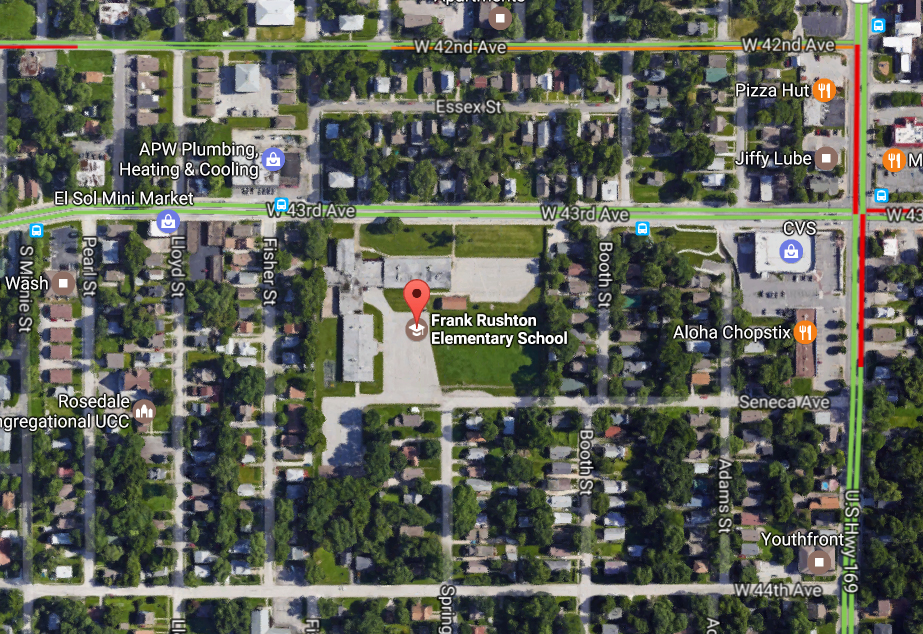 Frank Rushton Map