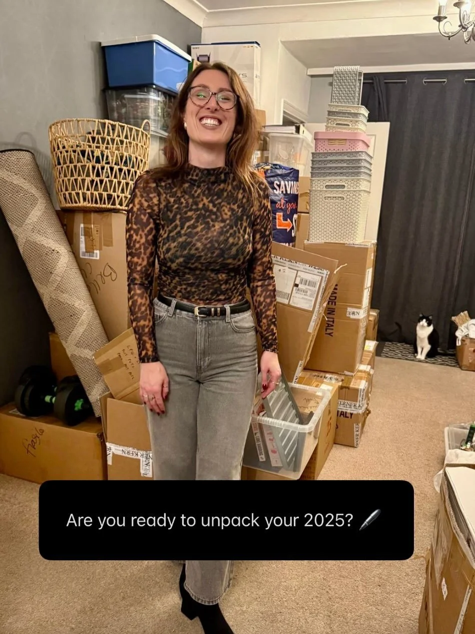 Are you ready to unpack your 2025? 🖊️ 

⚡️ Let me help you say goodbye to 2025, reflect on all the good bits, the barriers, the lessons, the challenges 

👉🏻 So that you can welcome in 2026 with a clearer mind, a vision for what you would like to b