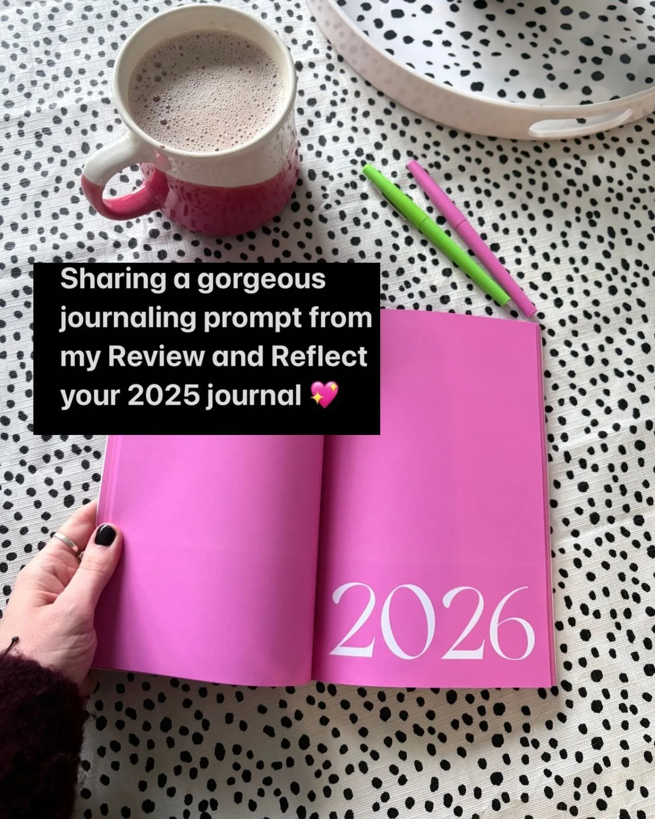Sharing a gorgeous journaling prompt from my Review and Reflect your 2025 journal 💖

🖊️ &lsquo;What is the one thing you could do differently that could help you move forwards in the way that you want to in 2026?&rsquo;

👉🏻 it&rsquo;s never too l