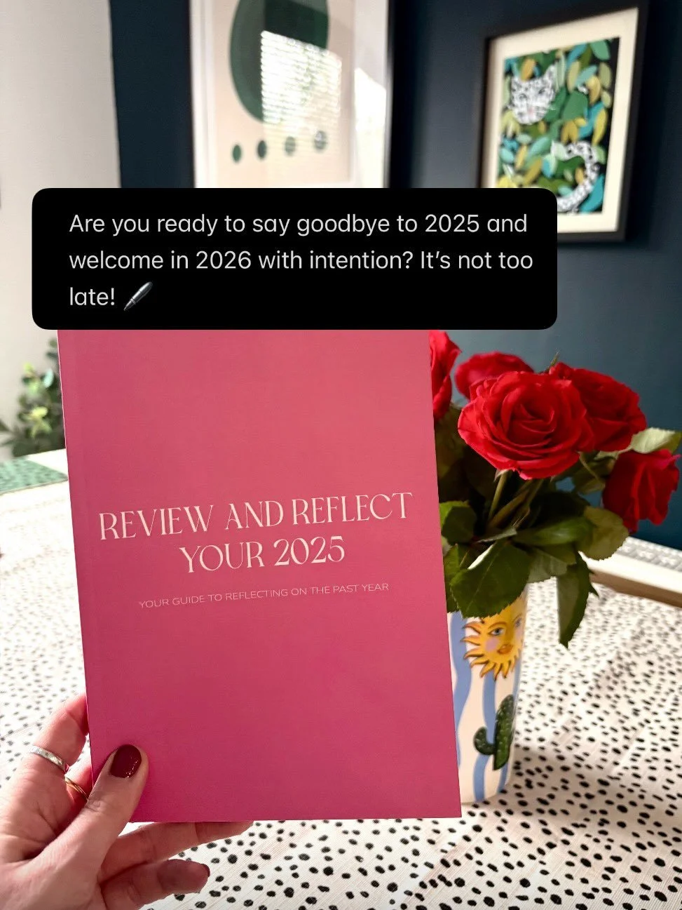 Are you ready to say goodbye to 2025 and welcome in 2026 with intention? It&rsquo;s not too late! 🖊️ 

⚡️ Let me help you say farewell to 2025, reflect on all the good bits, the barriers, the lessons, the challenges 

👉🏻 So that you can welcome in