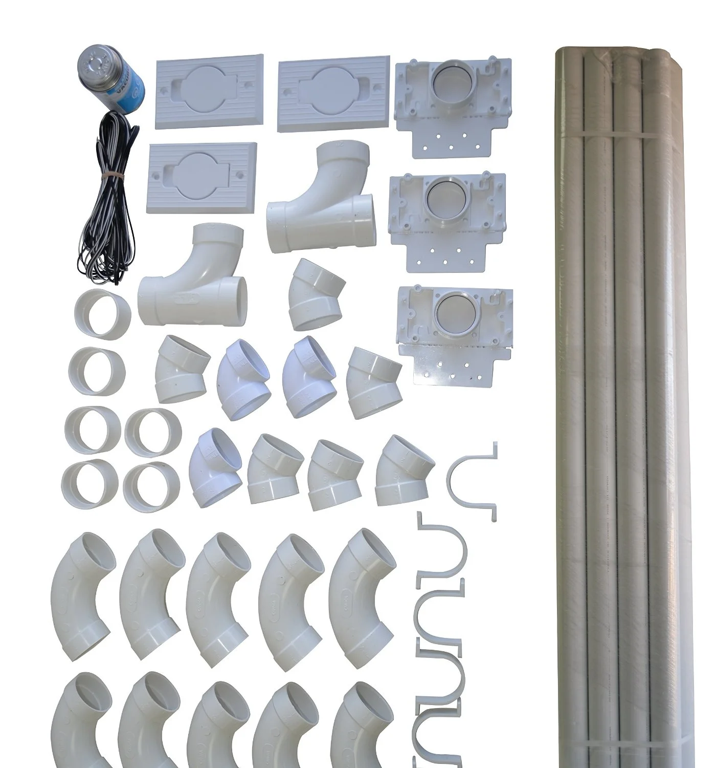 Built-in Pipe, Valves & Fittings