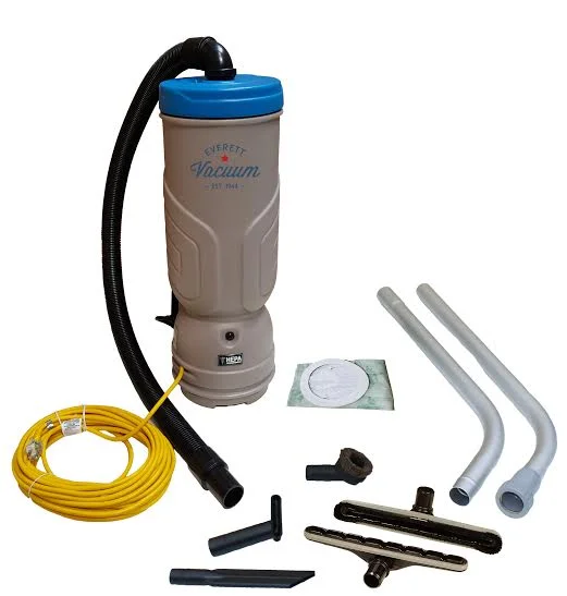 U.S. Made Commercial Backpack Vacuums With HEPA Filtration &amp; CRI Gold Certified