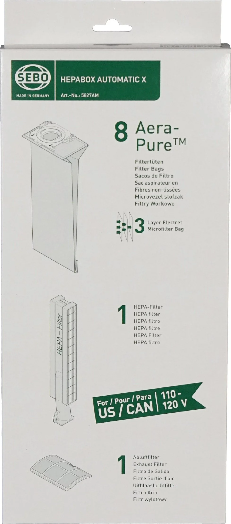 5827AM HEPA Service Box AUTOMATIC X4, X5 - AeraPure (Green Box Only) DSC05441.jpg