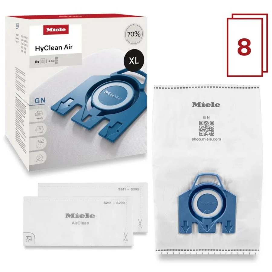 Miele FJM XL HyClean Air 8 vacuum bags