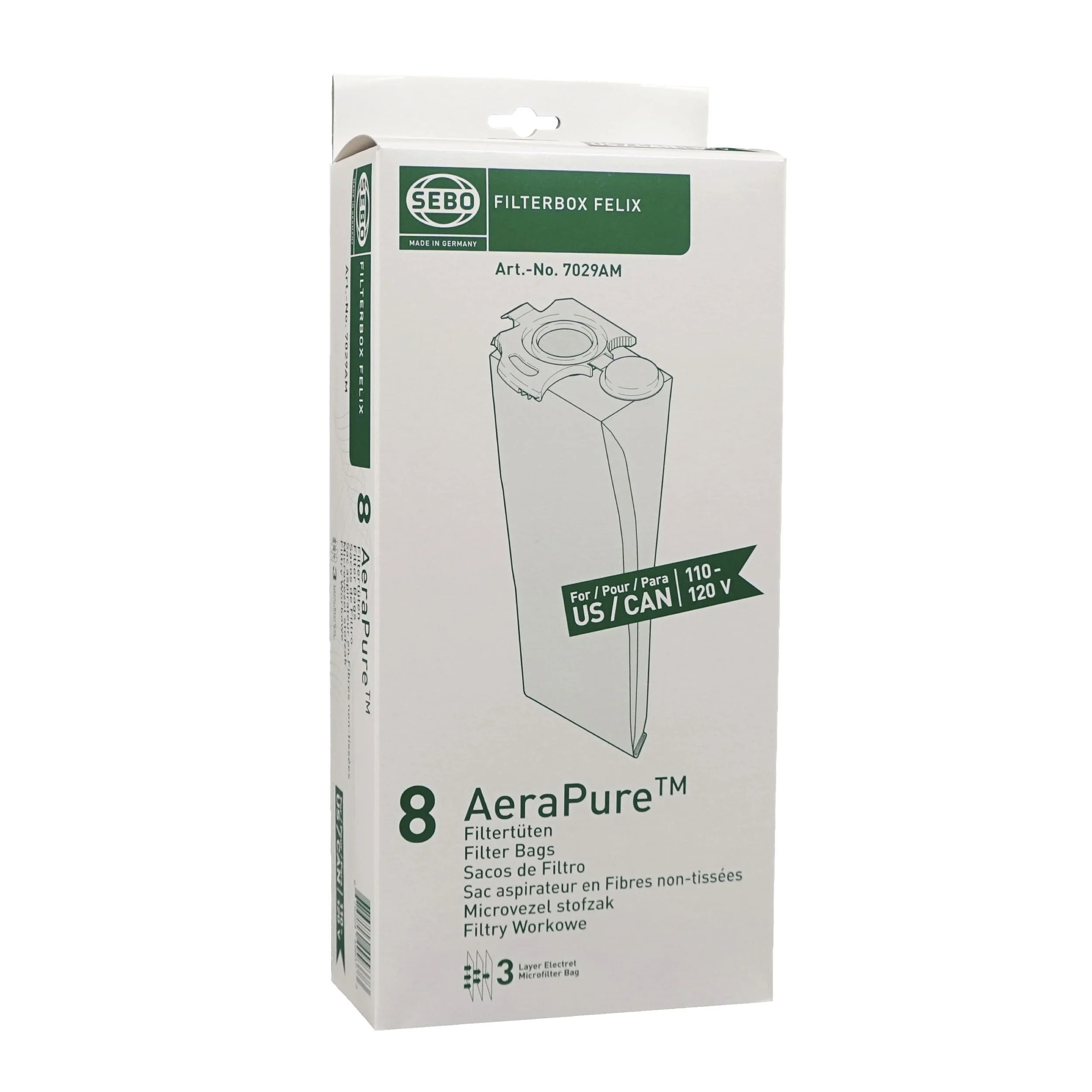 7029AM Filter Bags - FELIX Filterbox - AeraPure (Green Box Only) DSC04930--.jpg
