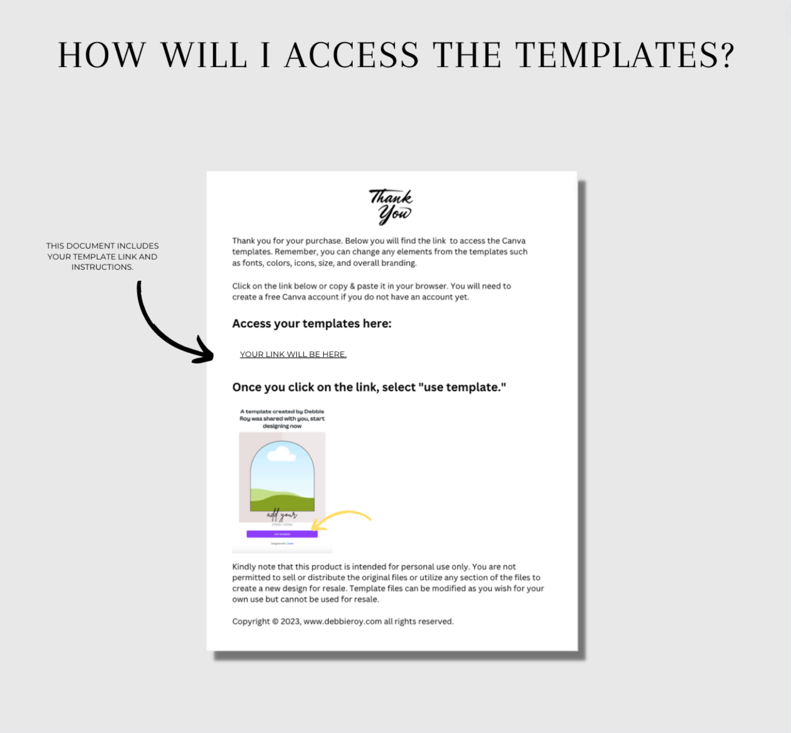 Pinterest profile cover templates — Debbie Roy