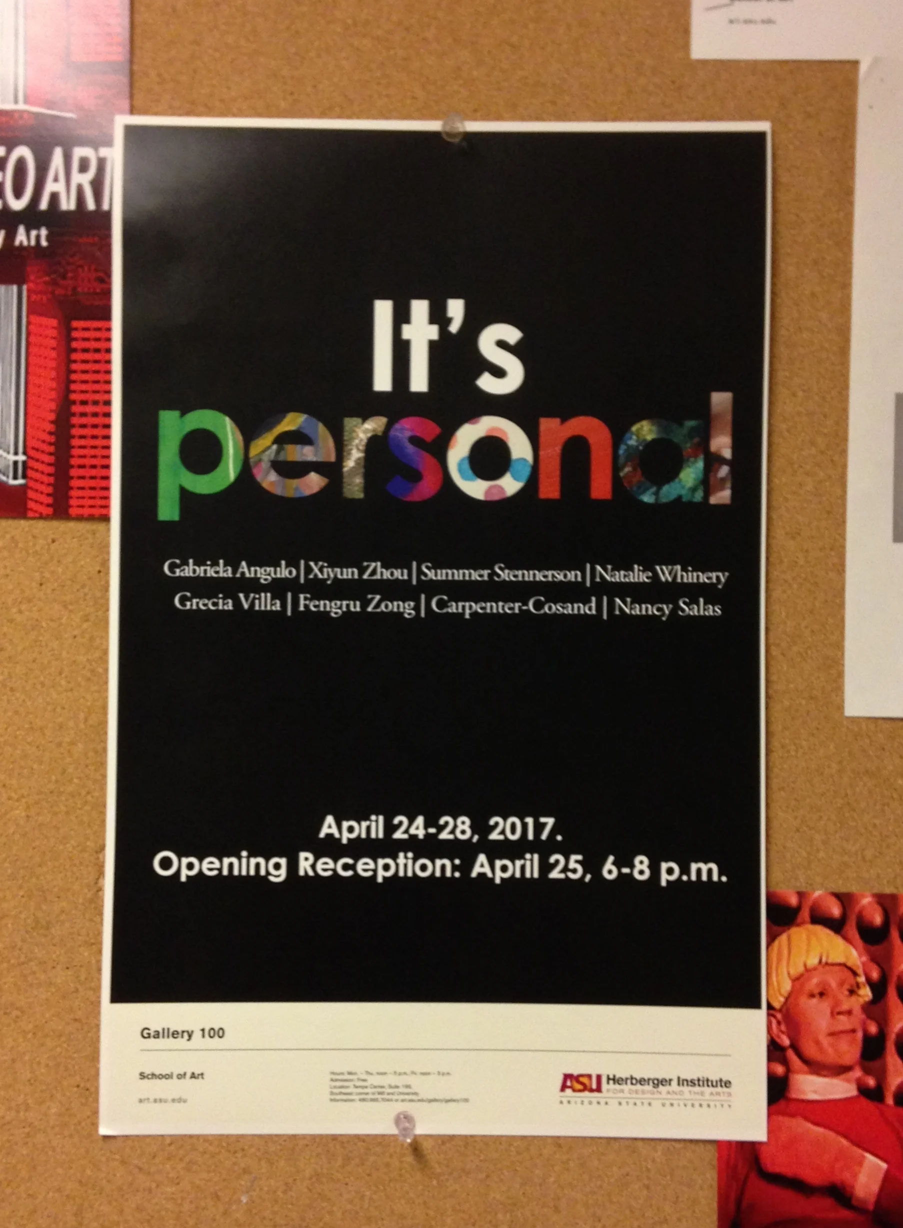 It's Personal: BFA Exhibition