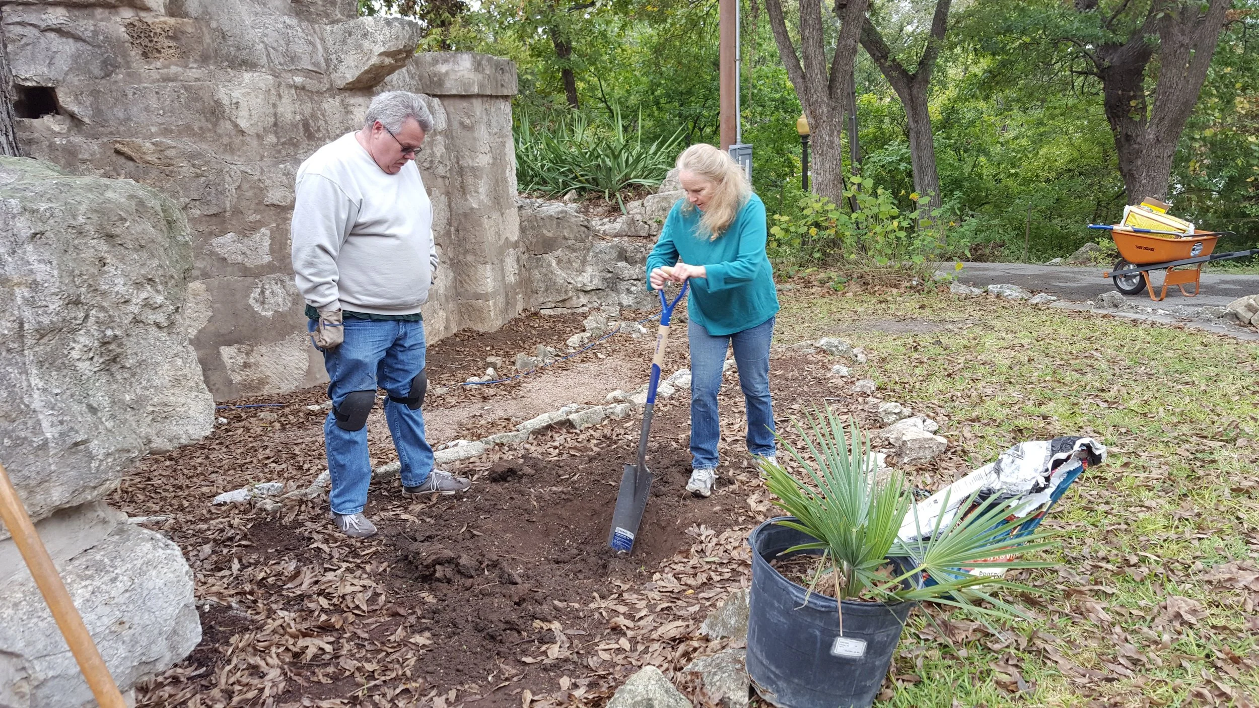 Headwaters  Grotto-Brackenridge Villa Gardens Workday