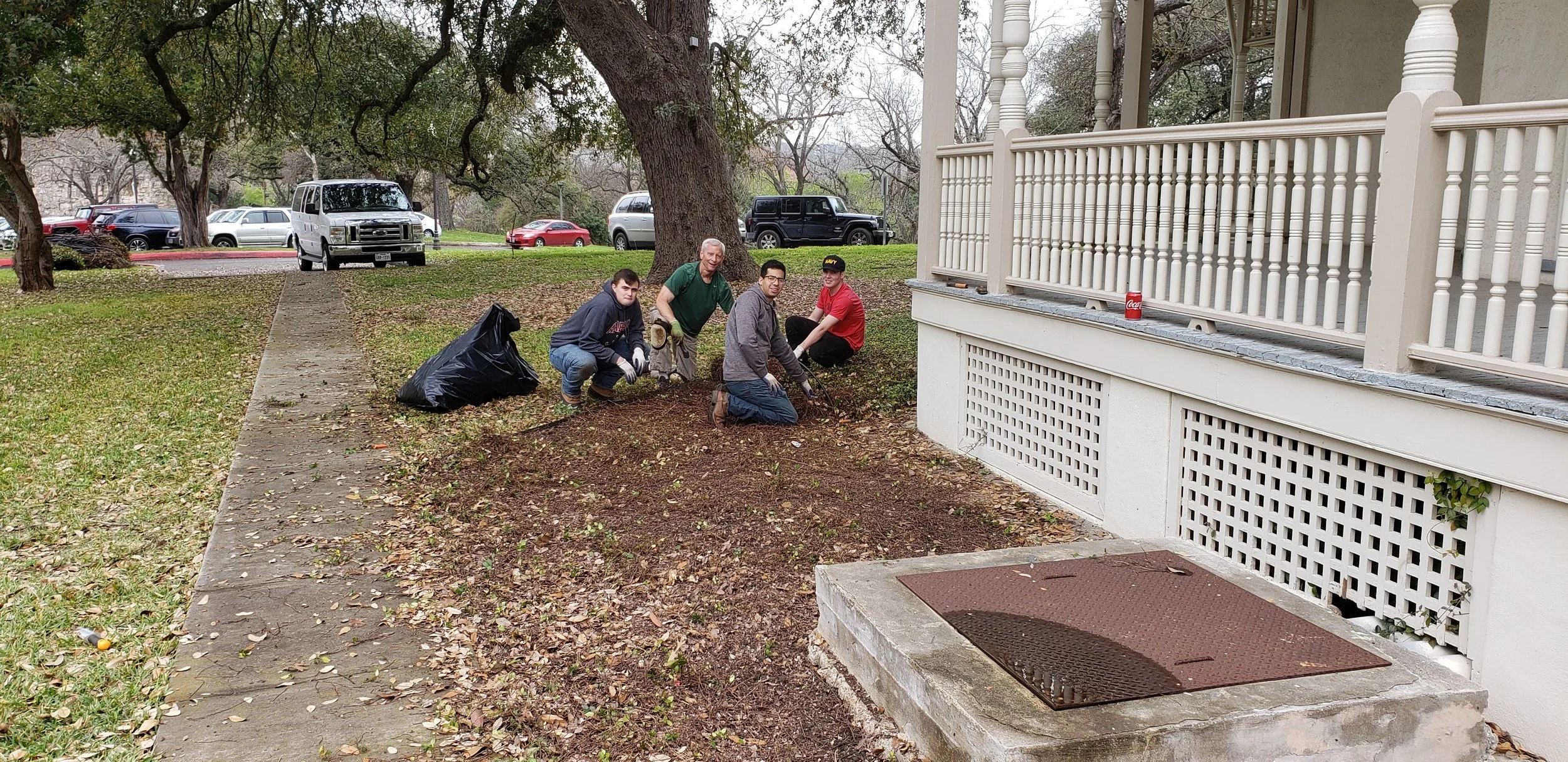 Headwaters  Grotto-Brackenridge Villa Gardens Workday