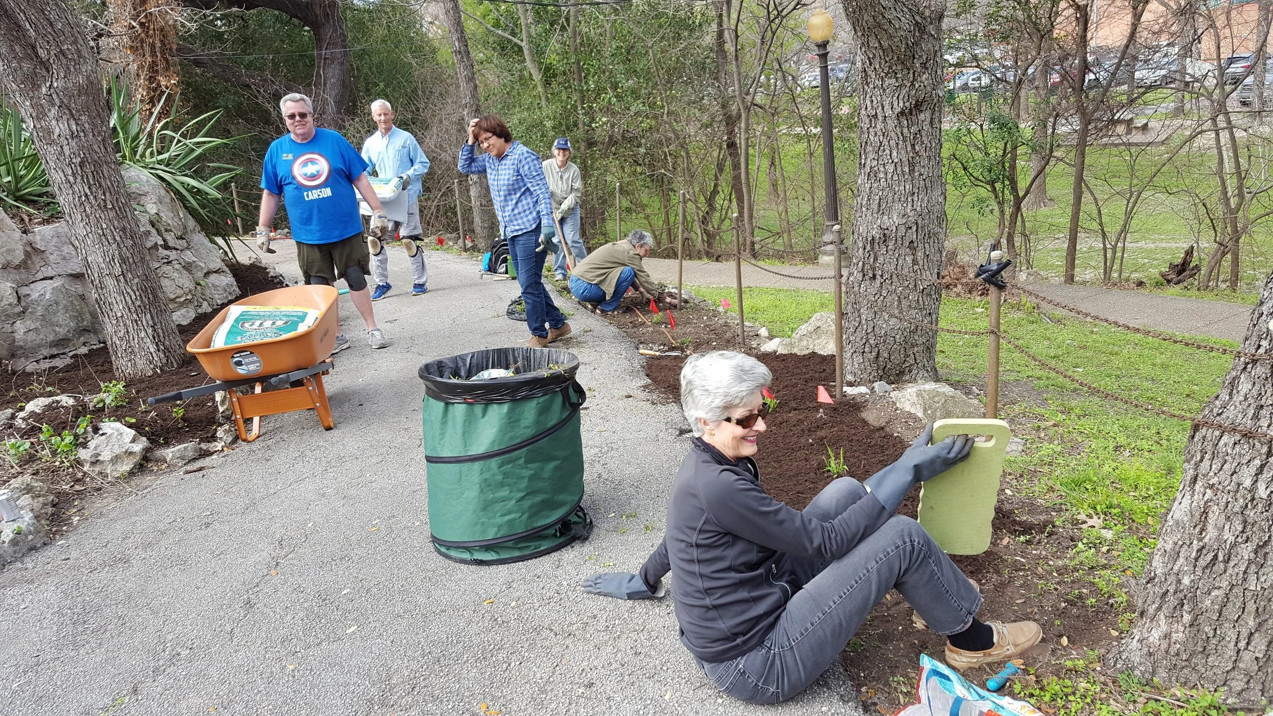 Headwaters  Grotto-Brackenridge Villa Gardens Workday