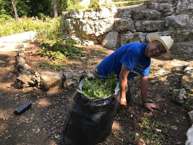 Headwaters  Grotto-Brackenridge Villa Gardens Workday