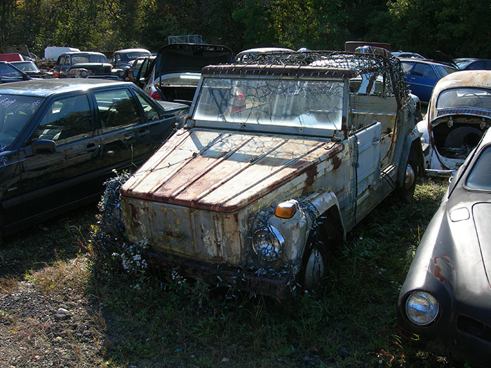 Finding a Volkswagen “Thing” (Type 181) is a dream for a parts hunter who has one. This vehicle is very unusual and very rare.