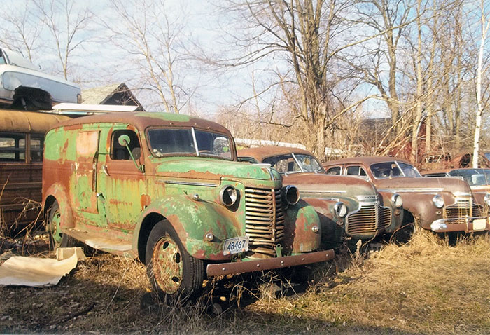 I normally don’t see panel vans in my travels as old as this 1940 Chevy.