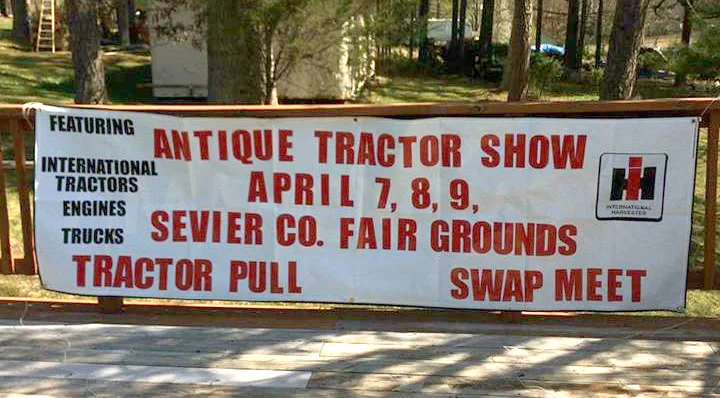 The club has a new sign advertising the Sevierville show.