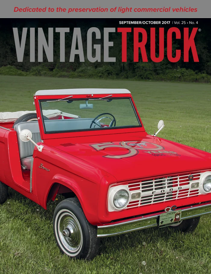 September/October 2017 VINTAGE TRUCK COVER