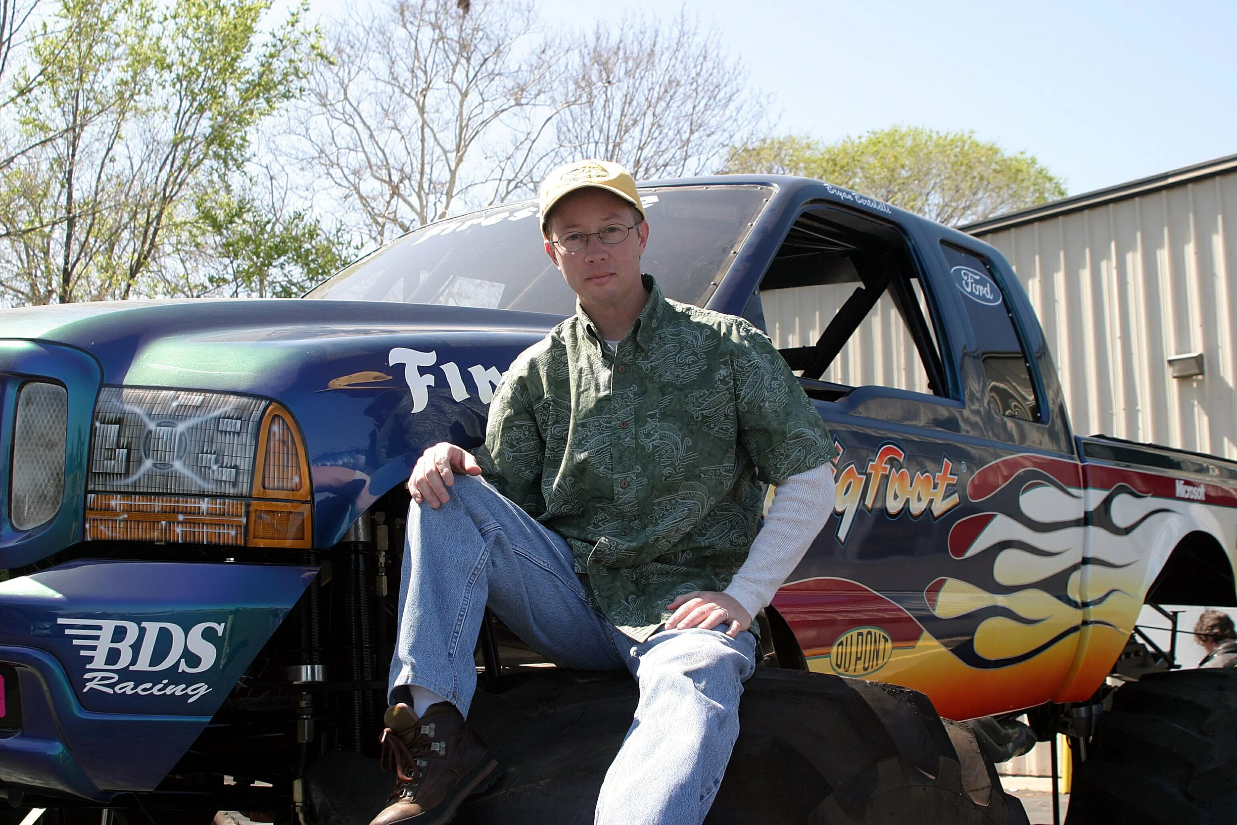  I might look relaxed, but I’m just taking a birds-eye view of the cars that are about to get crushed. 