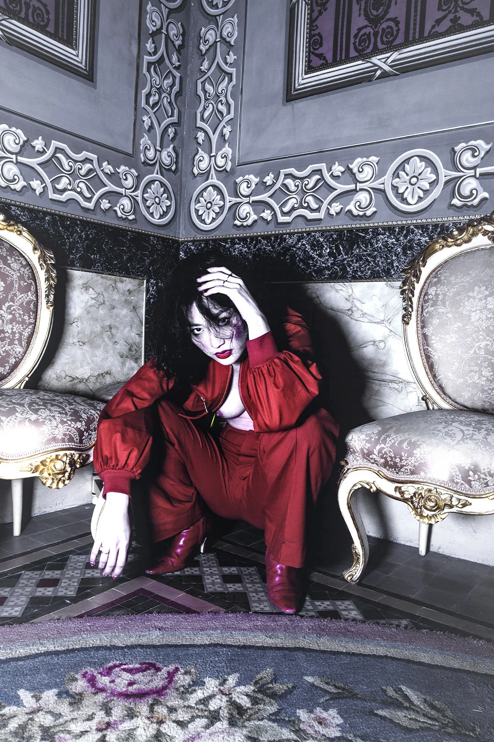 Model: Rachel Wu Assistant: Eneko Fernandez Desginer: Dsquared Location: Casa Castellarnau
