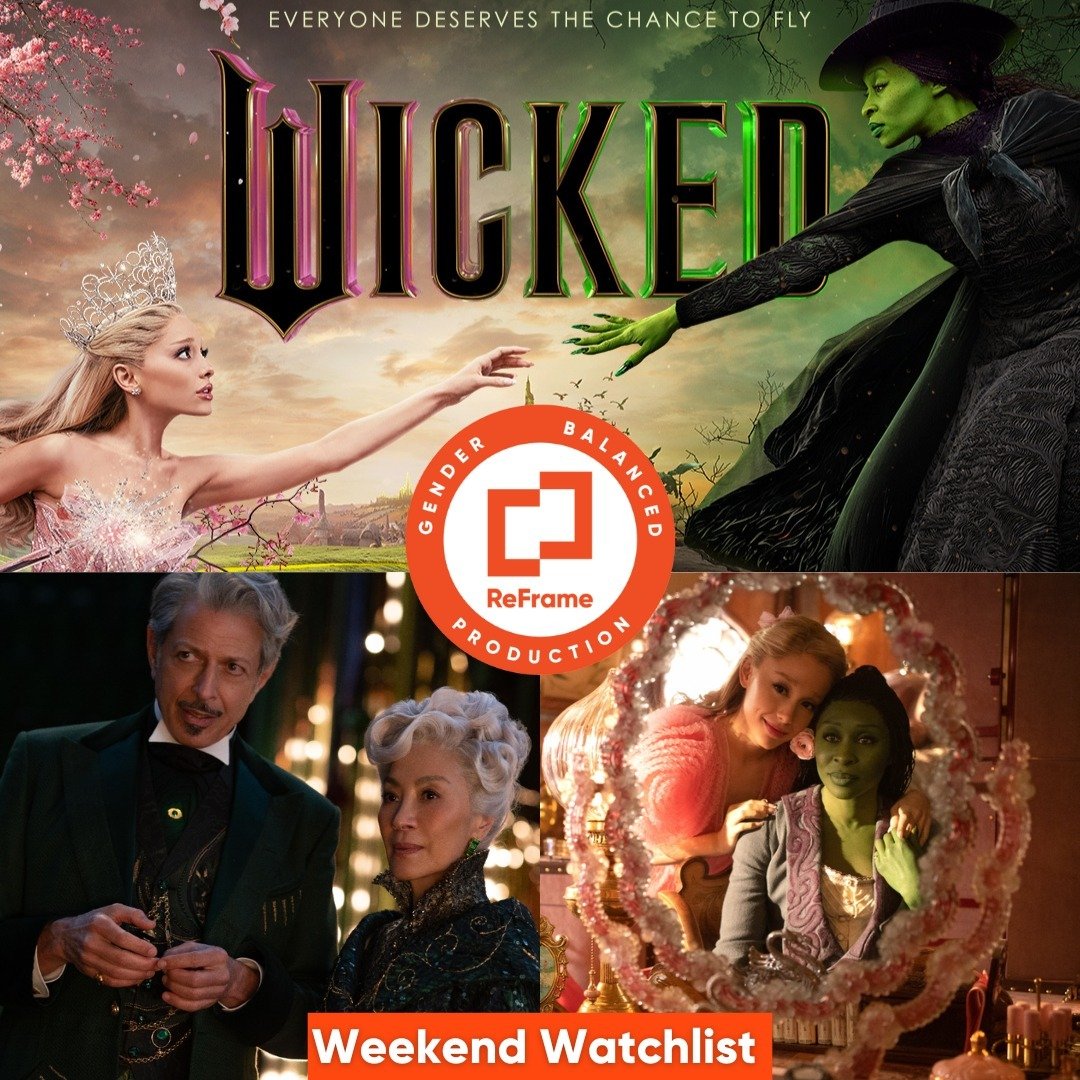💚WEEKEND WATCHLIST🩷

The movie event of the year is also #ReFrameStamped! Catch @wickedmovie this weekend.

This spectacular movie musical breaks barriers&mdash;big-budget studio features at this level are rarely #ReFrameStamped (check out our 2024