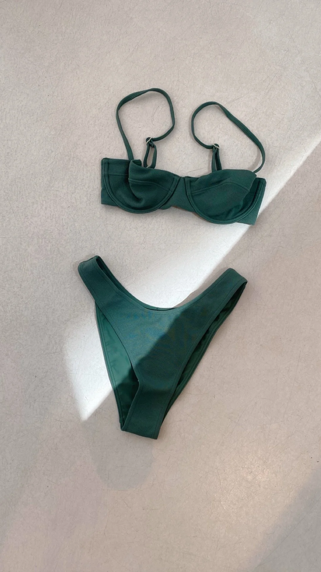 eucalyptus textured curve brief